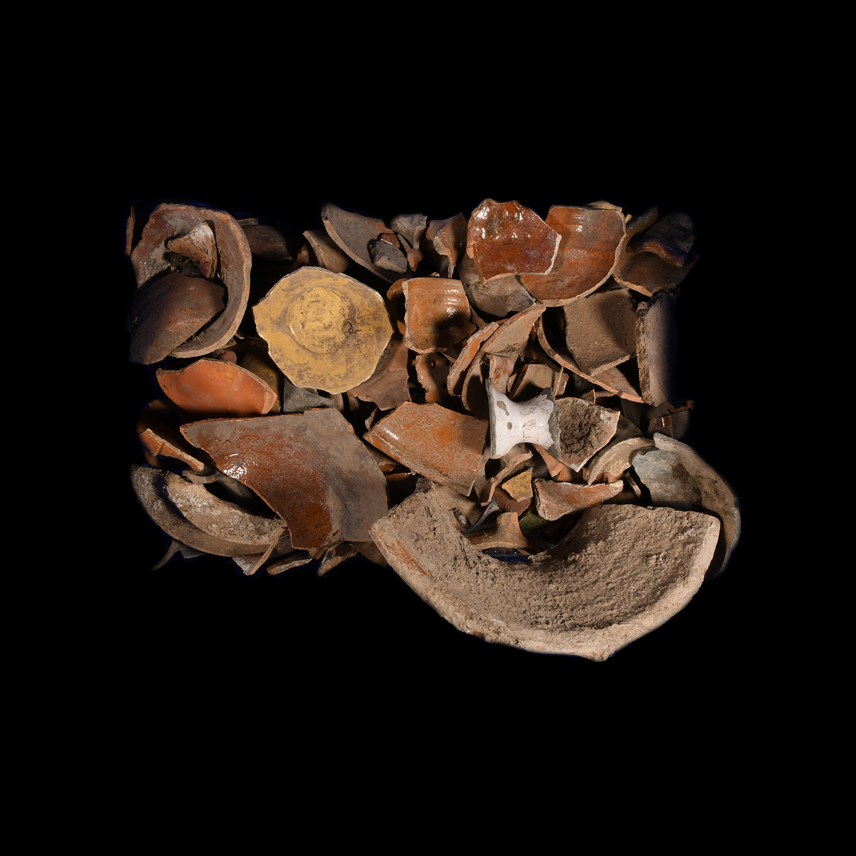Medieval and Later Dutch Pottery Pit Dug Fragment Group