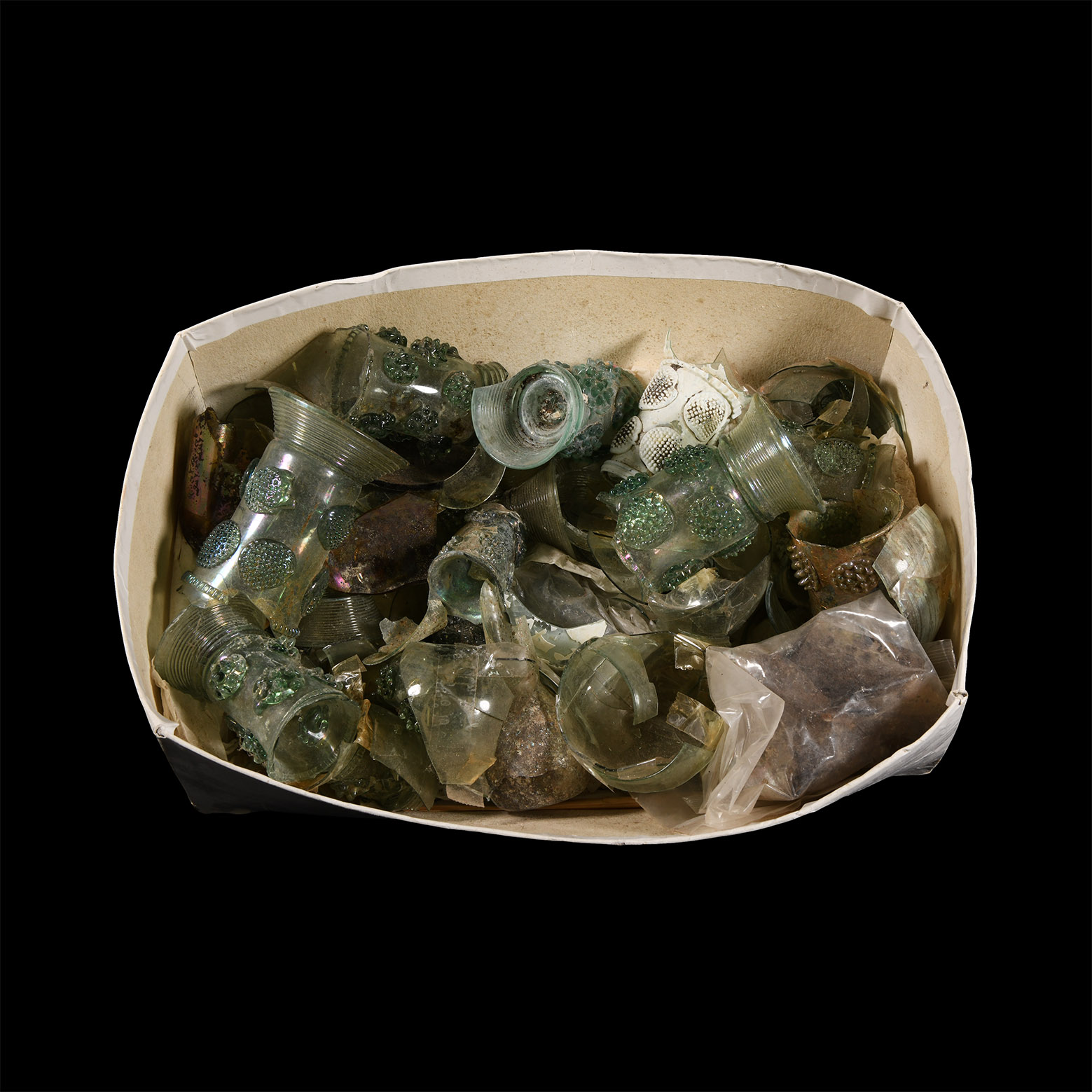 Post Medieval Glass Fragment Group
