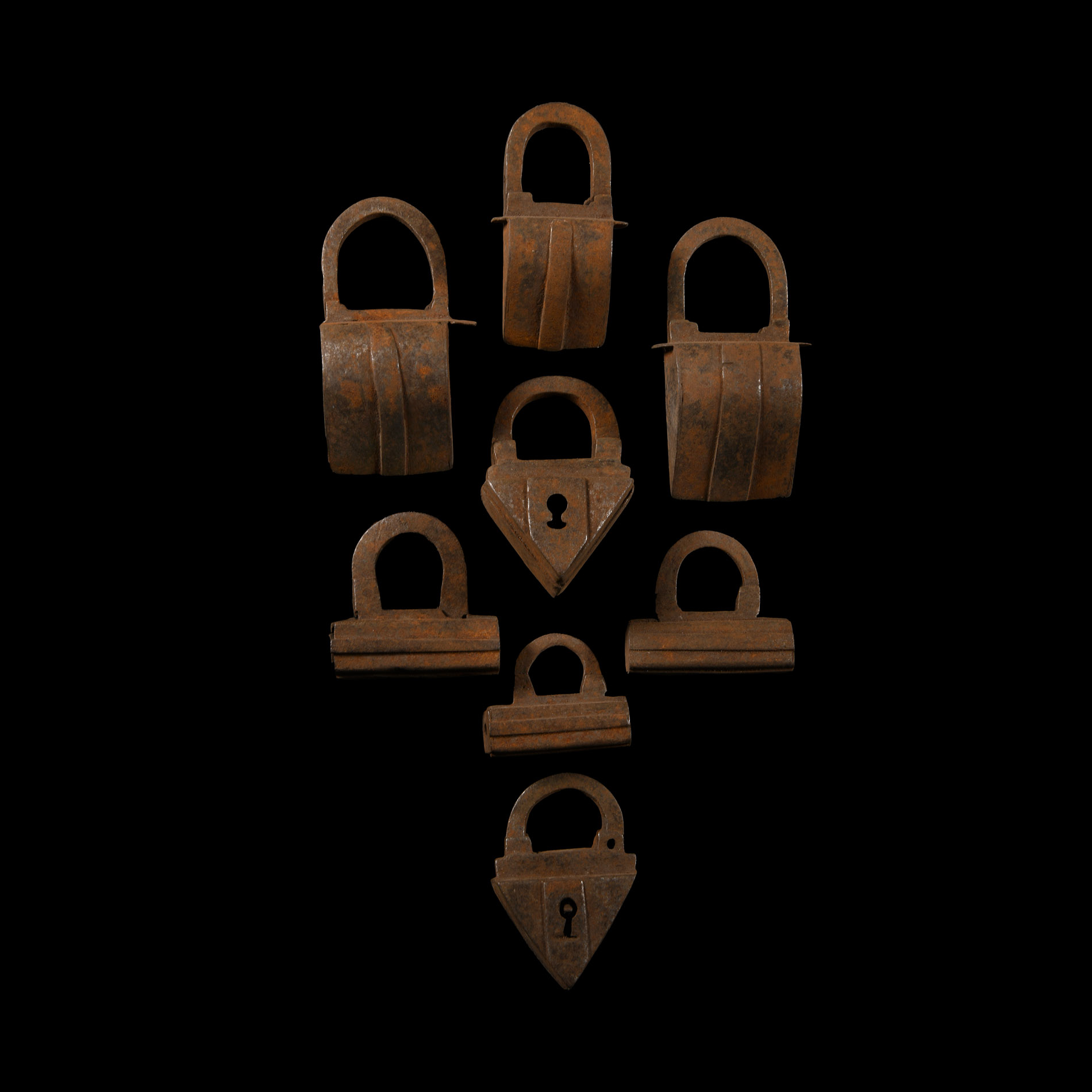 Tudor Period and Later Iron Padlock Collection