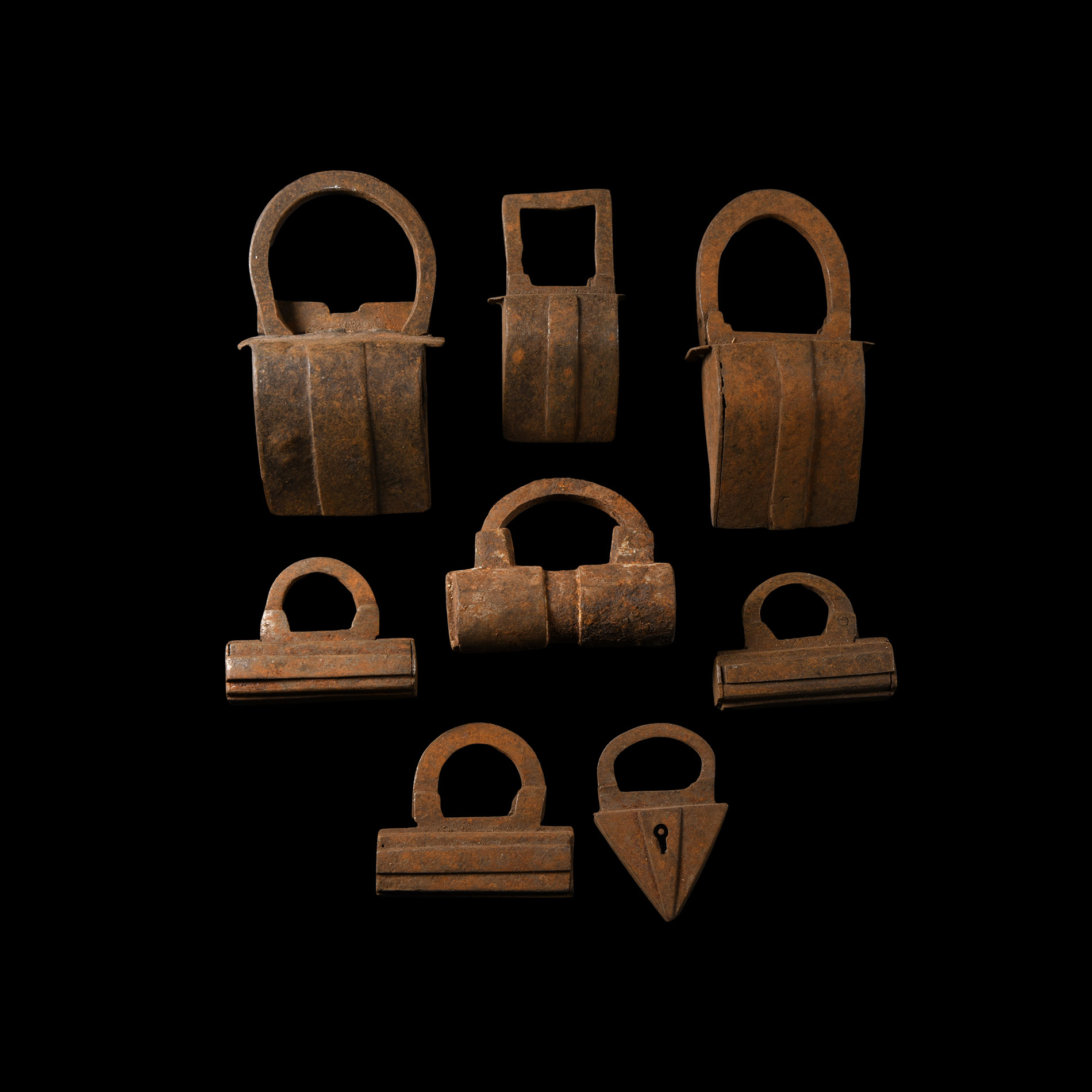 Tudor Period and Later Iron Padlock Collection