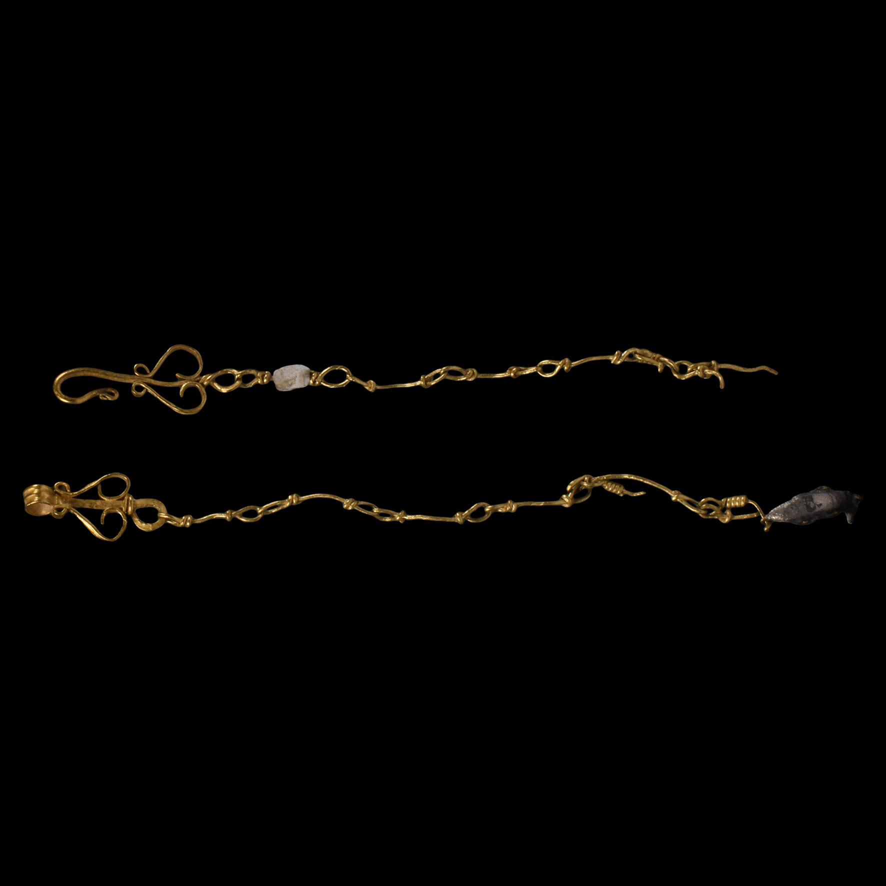 Roman Gold Chain Bracelet