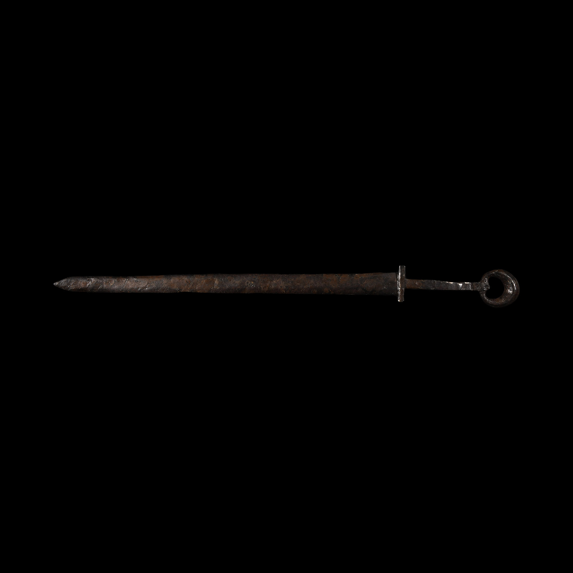 Roman Iron Dagger with Ring Pommel