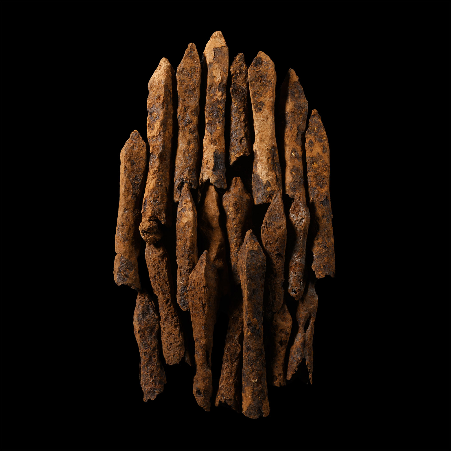 Medieval Iron Crossbow Bolt Group