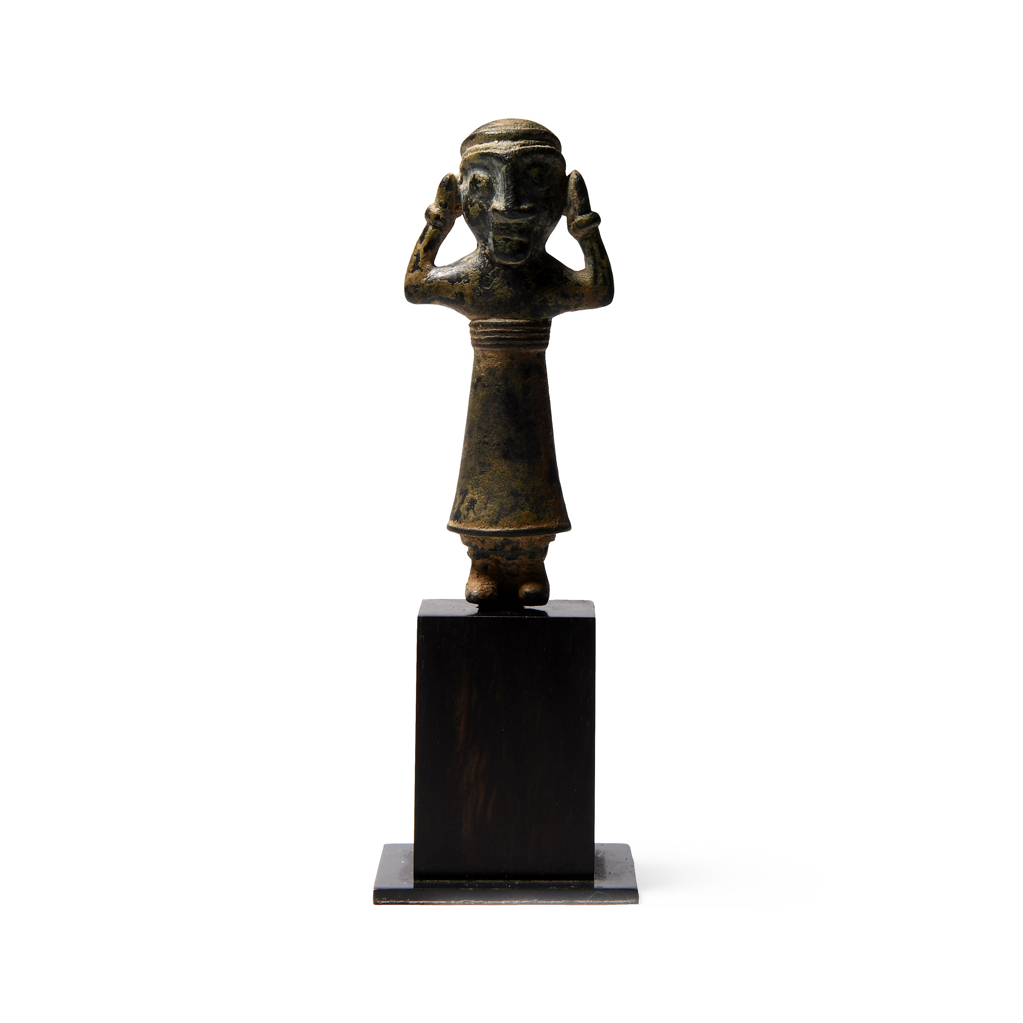 Elamite Bronze Worshipper Figure