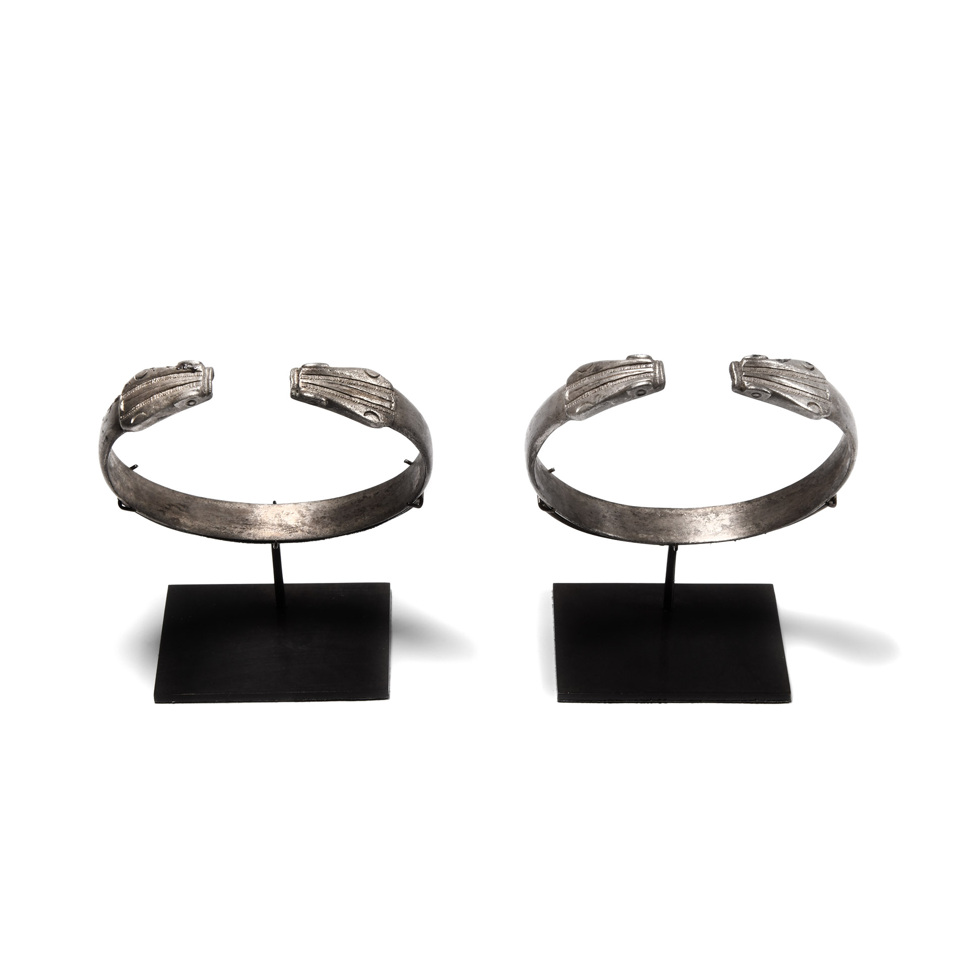 Thracian Silver Bracelet Pair