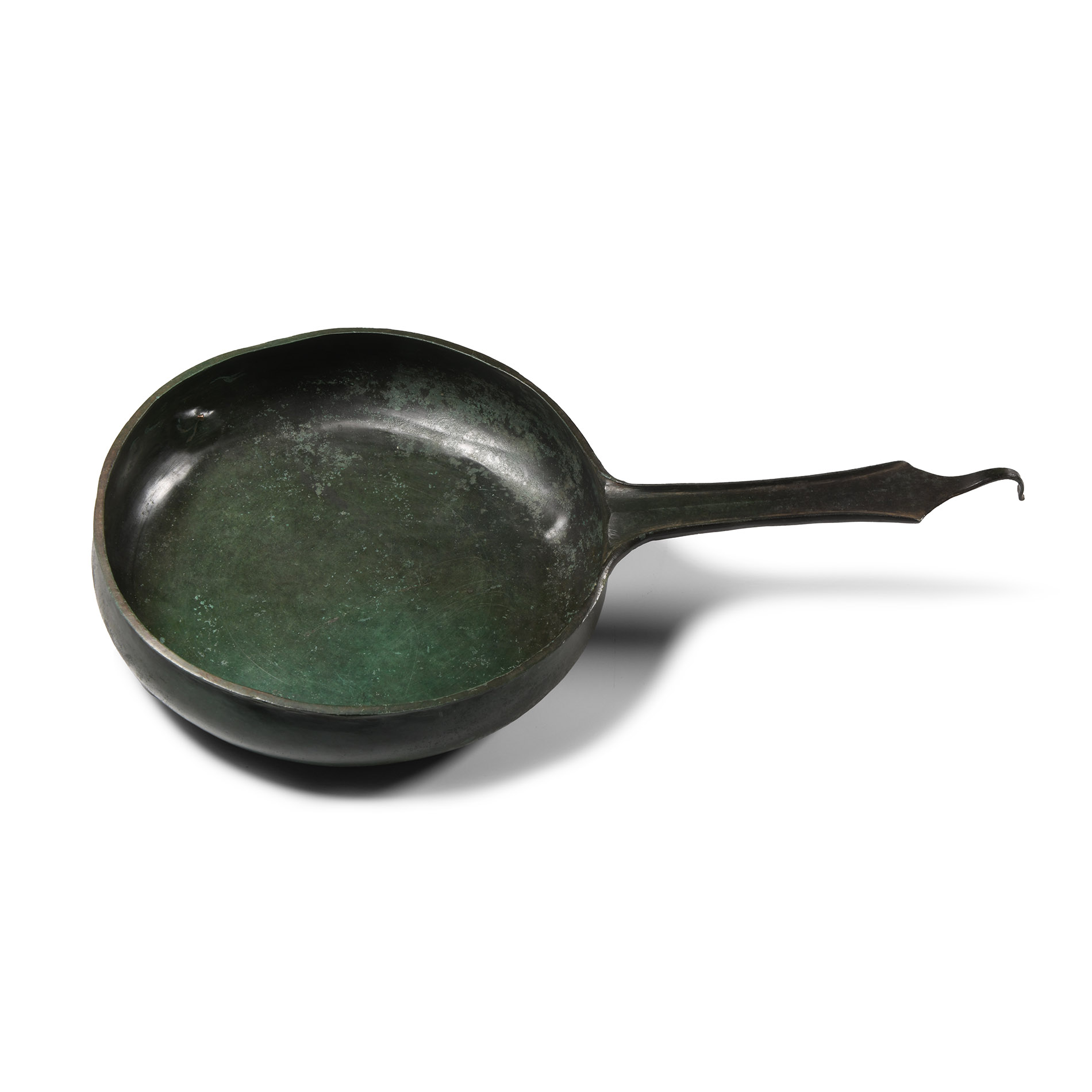 Roman Bronze Patera with Handle