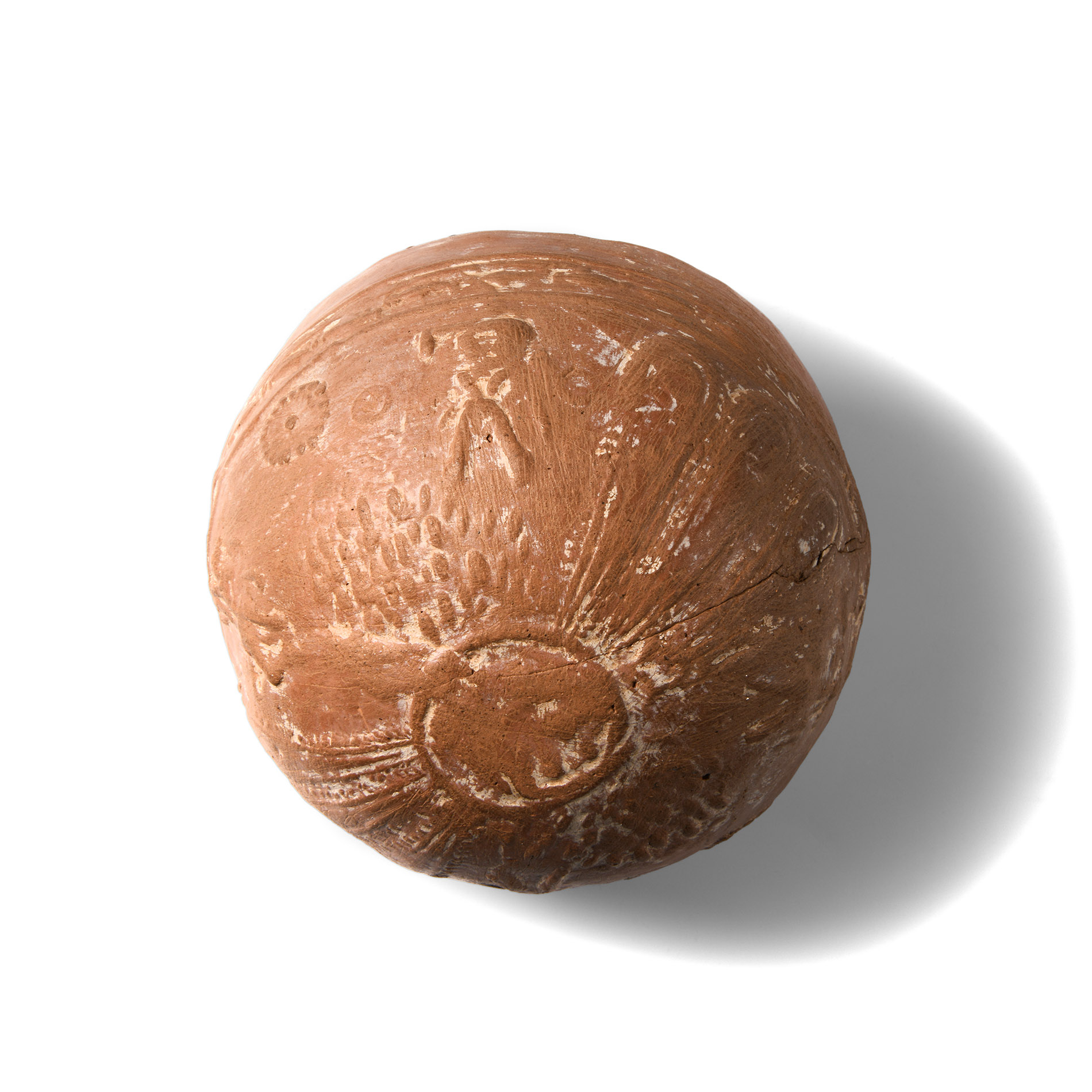 Graeco-Roman Megarian Terracotta Cup with Nymphs