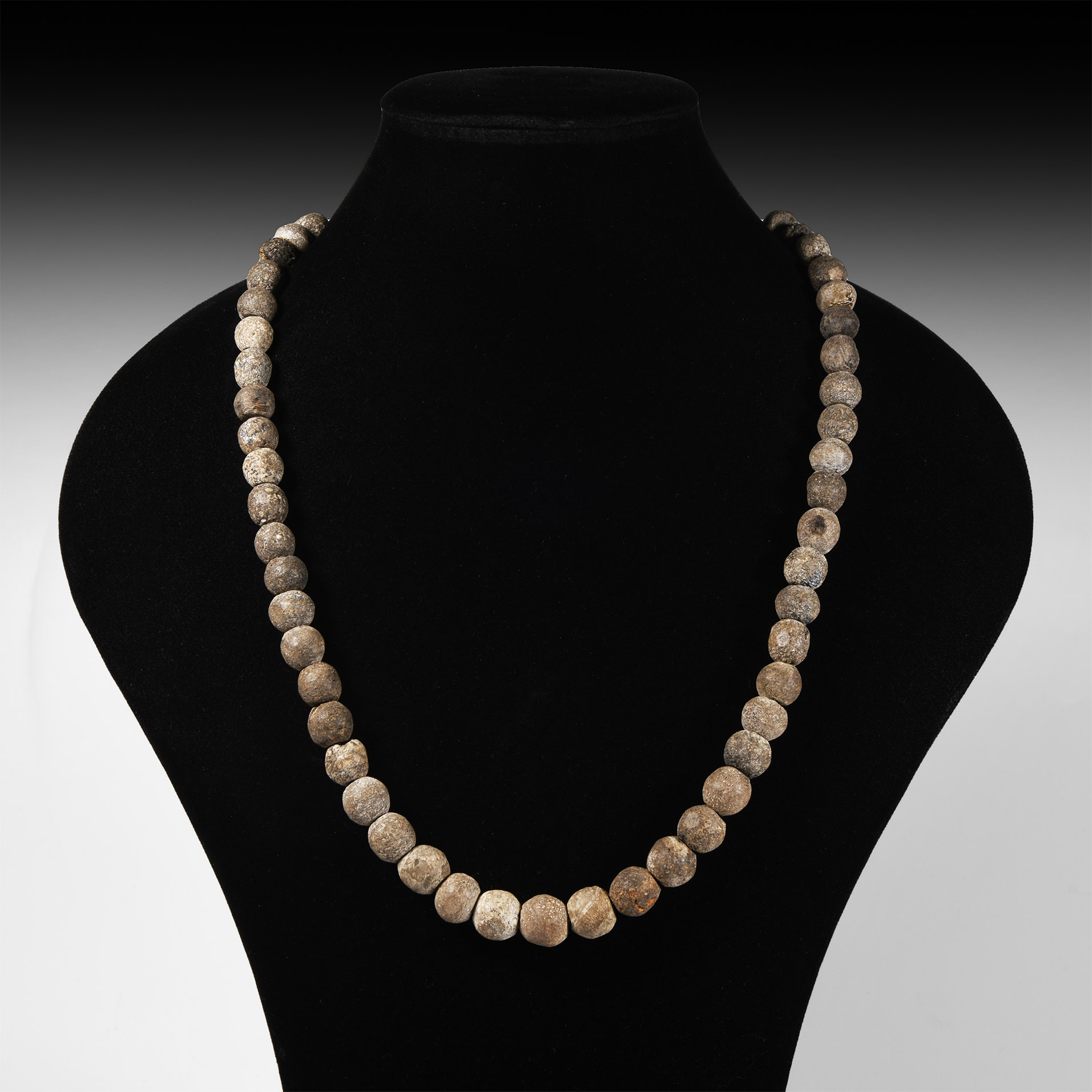 Natural History - Woolly Mammoth Bone Bead Necklace String
