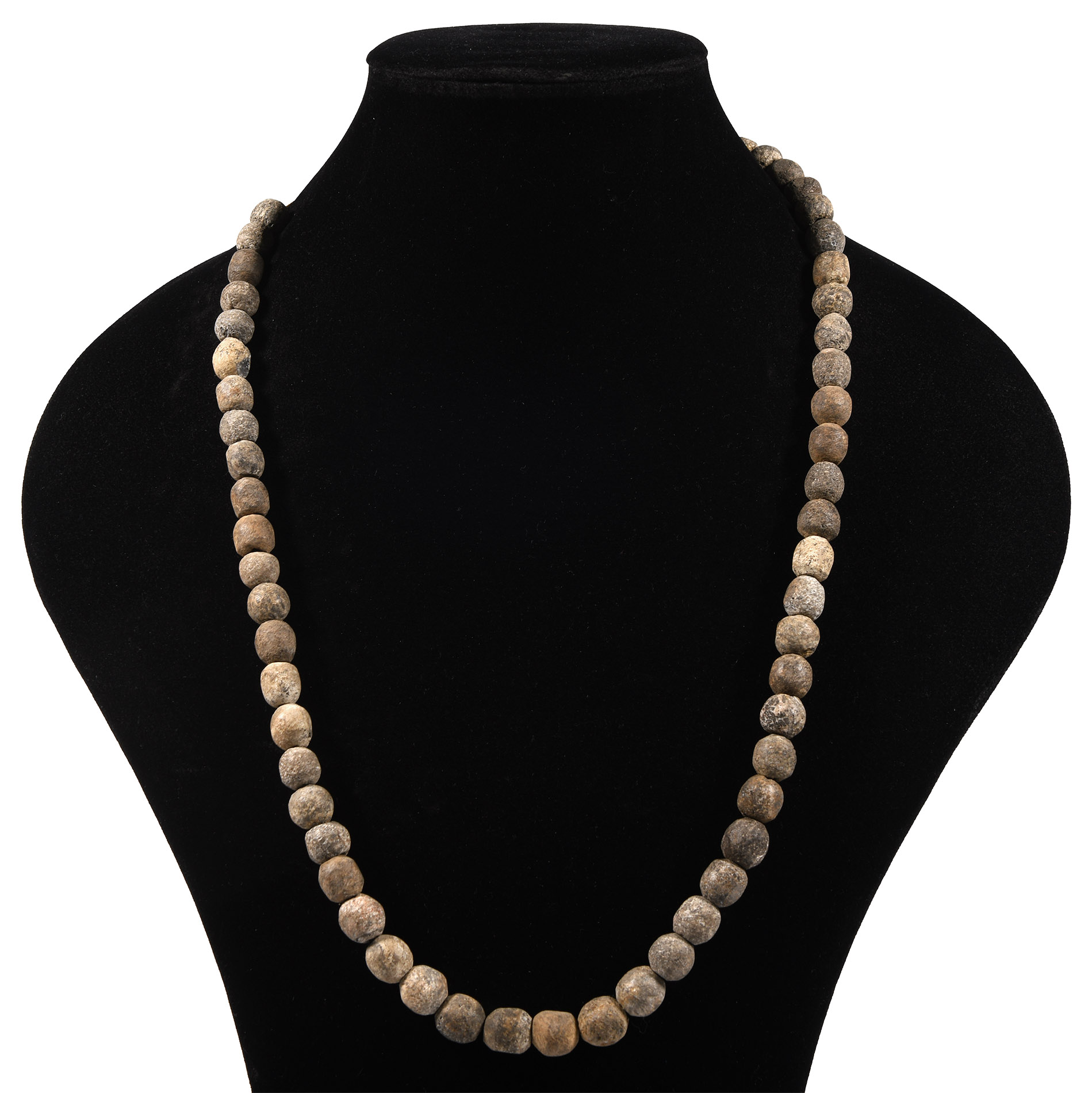 Natural History - Woolly Mammoth Bone Bead Necklace String