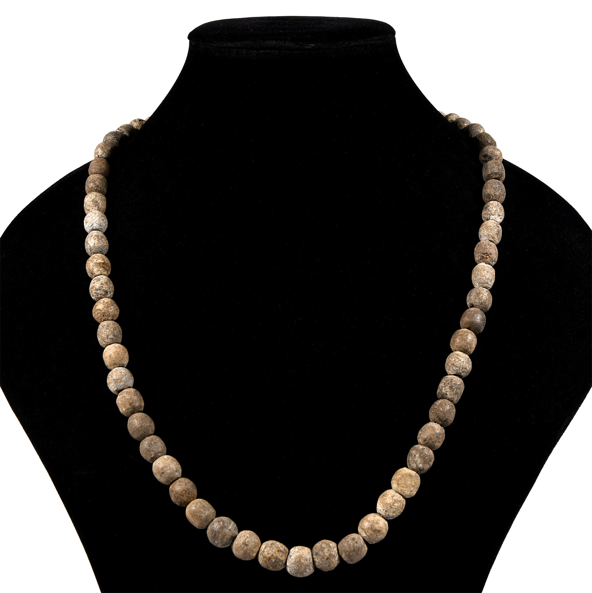 Natural History - Woolly Mammoth Bone Bead Necklace String