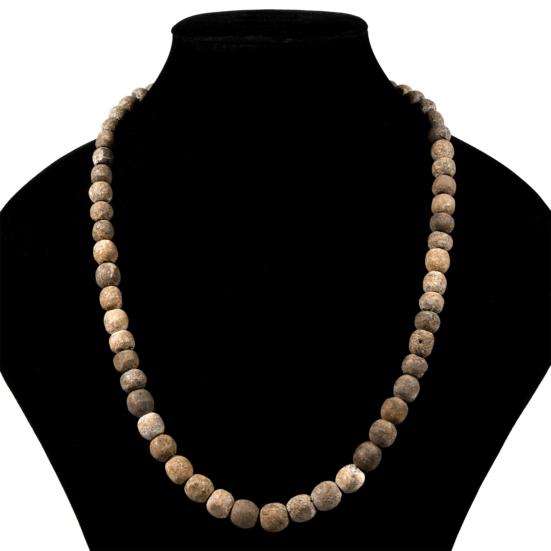 Natural History - Woolly Mammoth Bone Bead Necklace String
