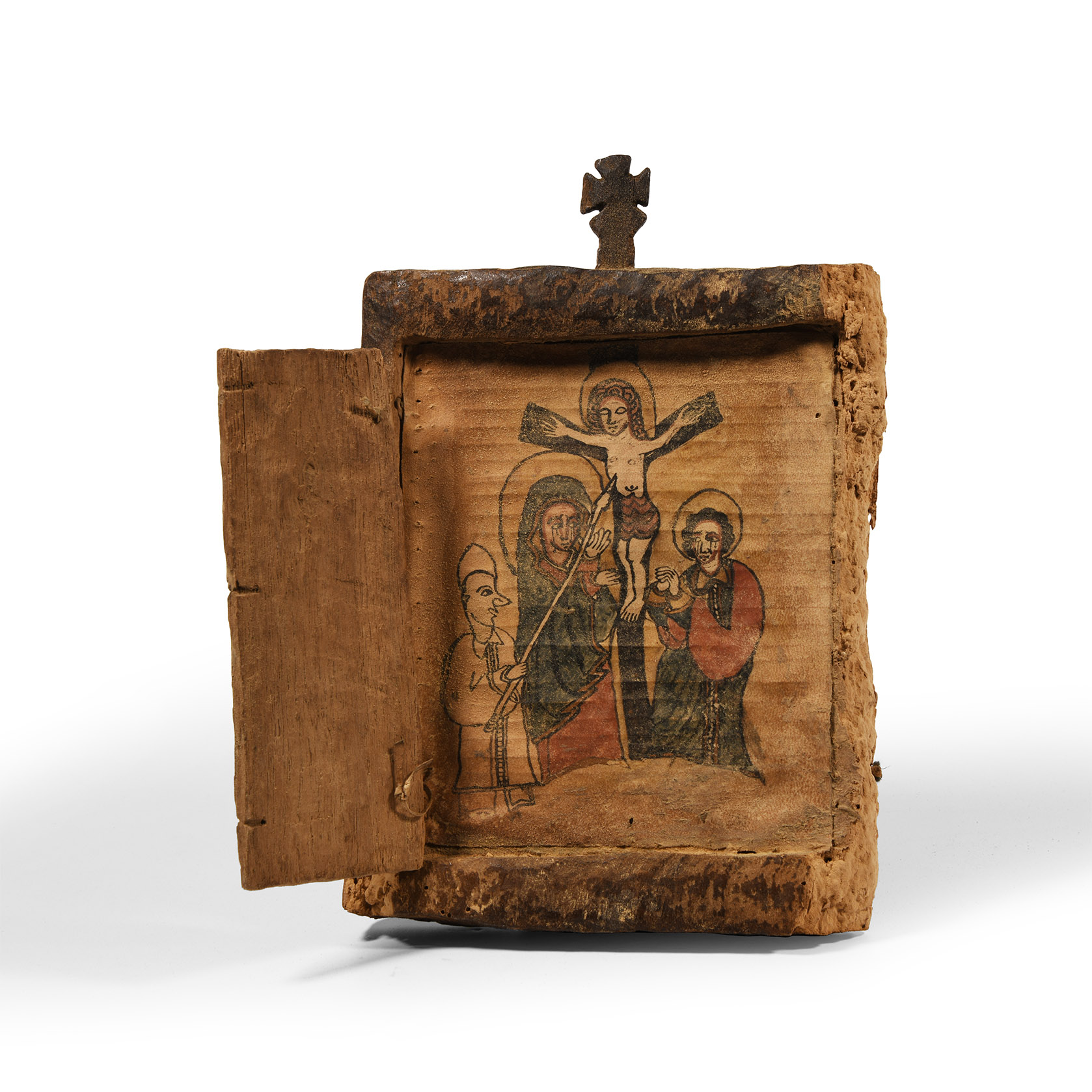 Ethiopian Wooden Bifacial Icon