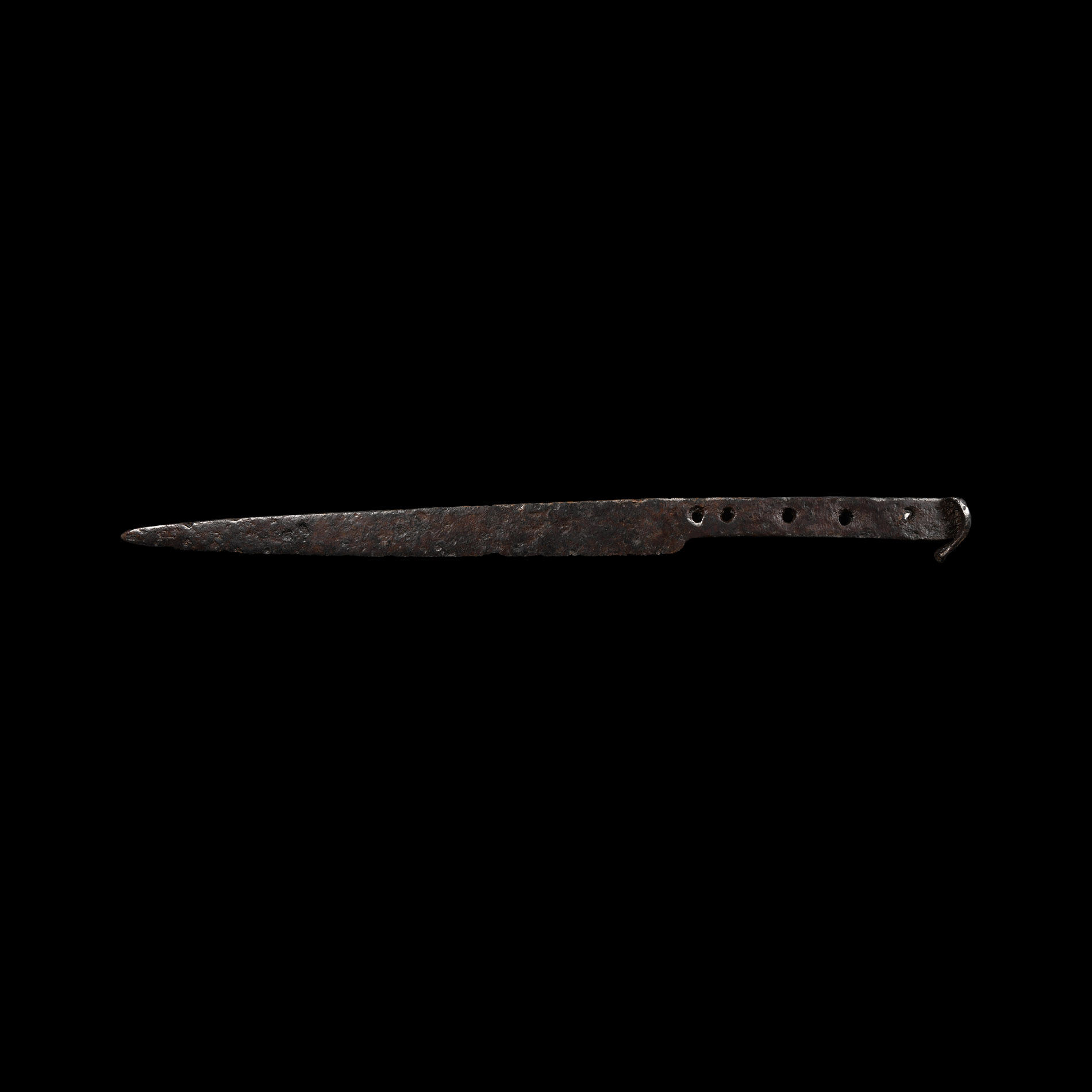 Medieval Iron Single-Edged Dagger