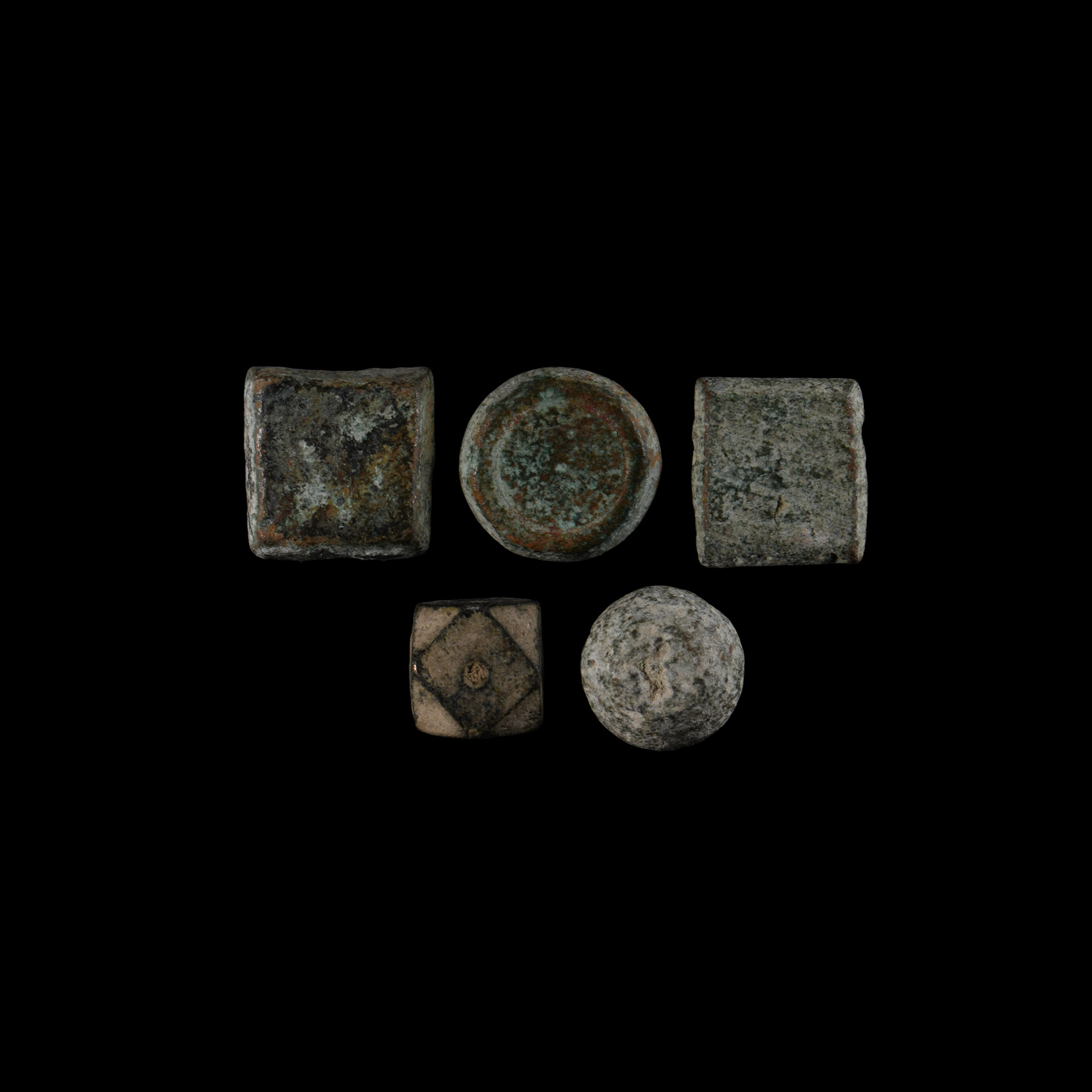 Viking Age Bronze Weight Group