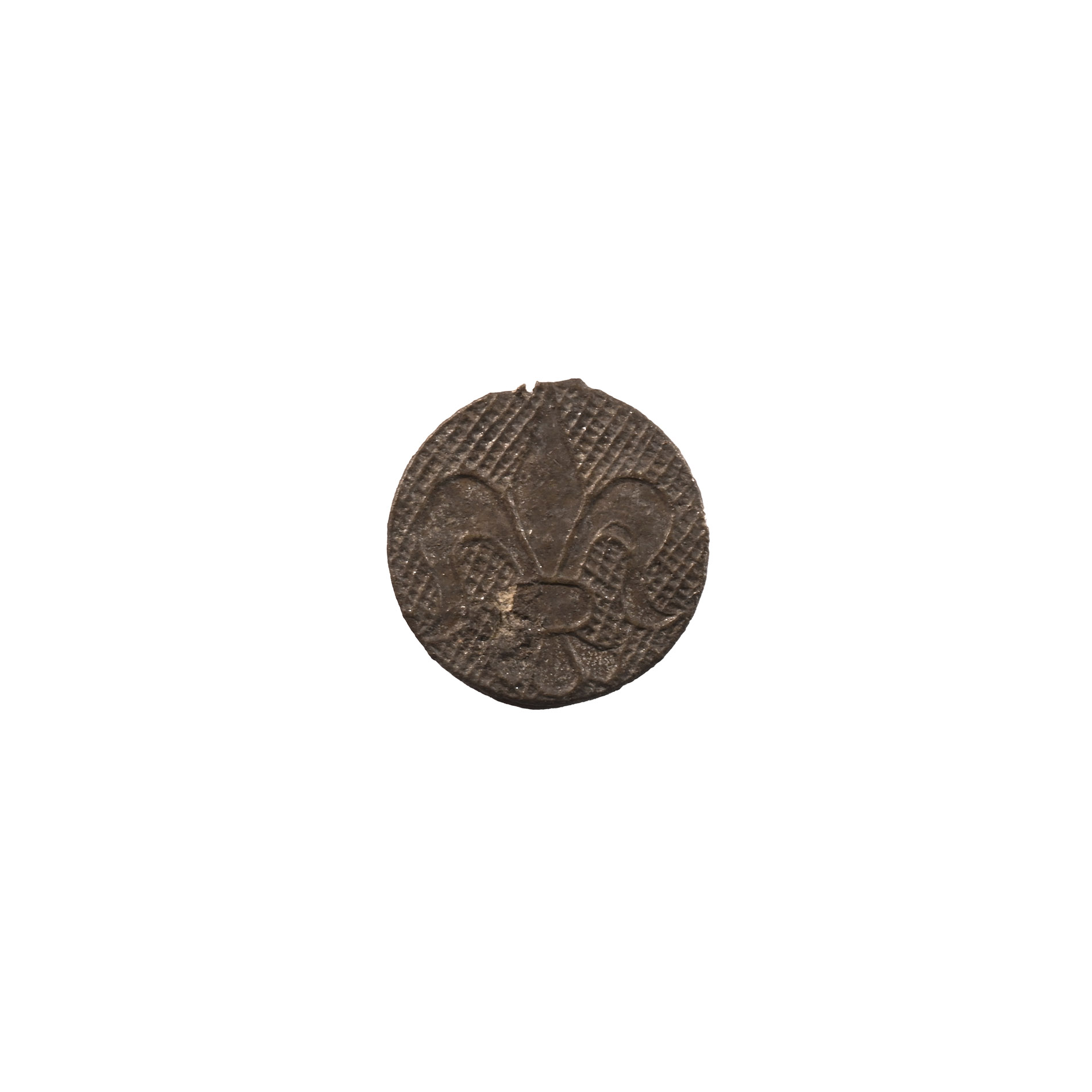 Medieval Thames Pewter Bifacial Wine Tavern Token
