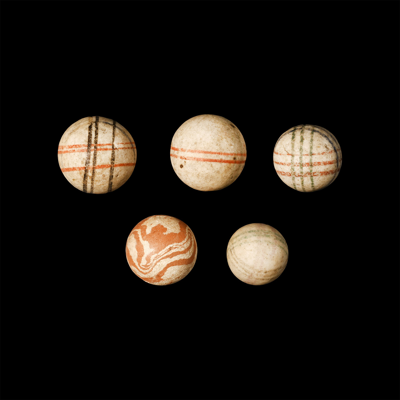 Post Medieval 'Thames' Decorated China Marble Collection