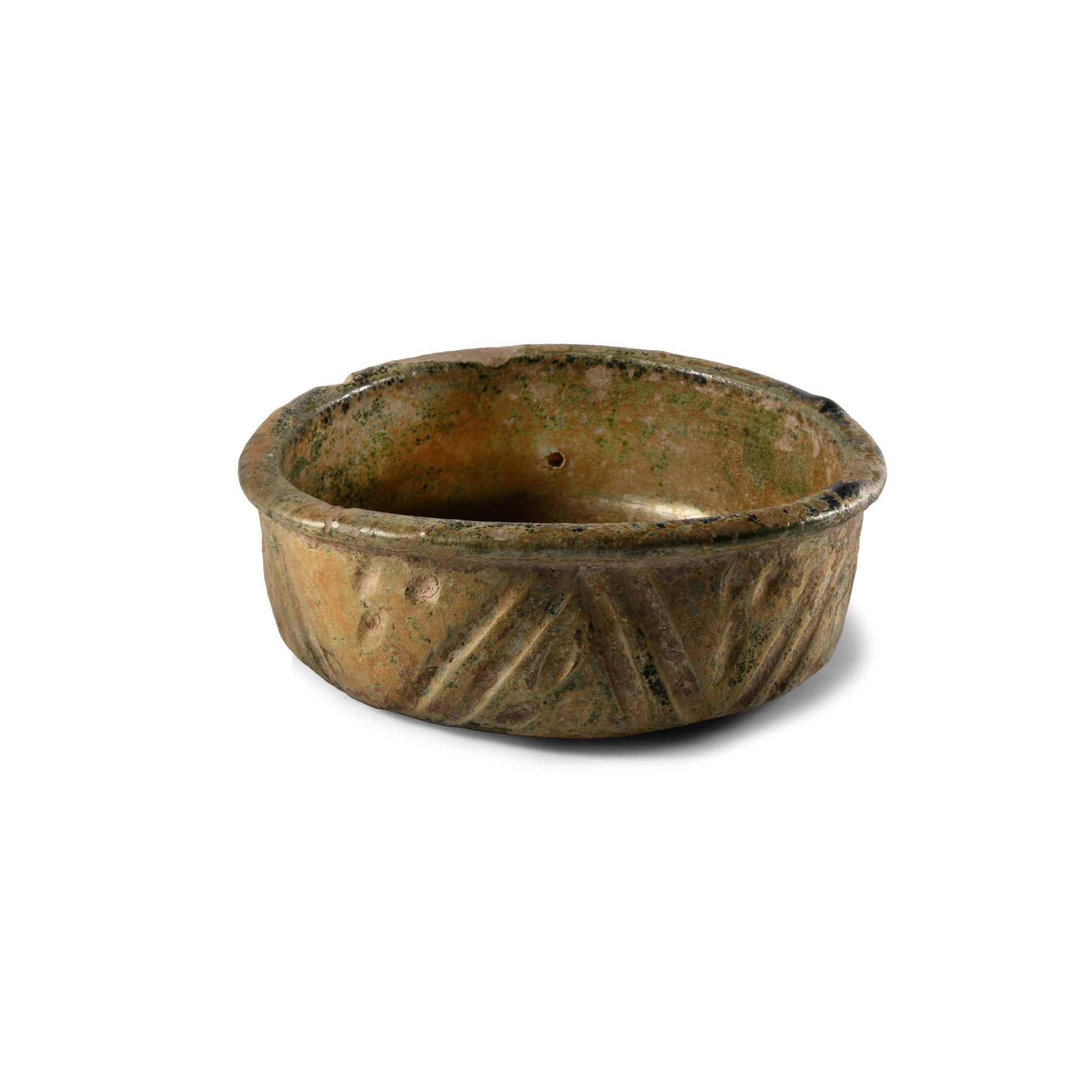 Parthian Green Glazed Dish