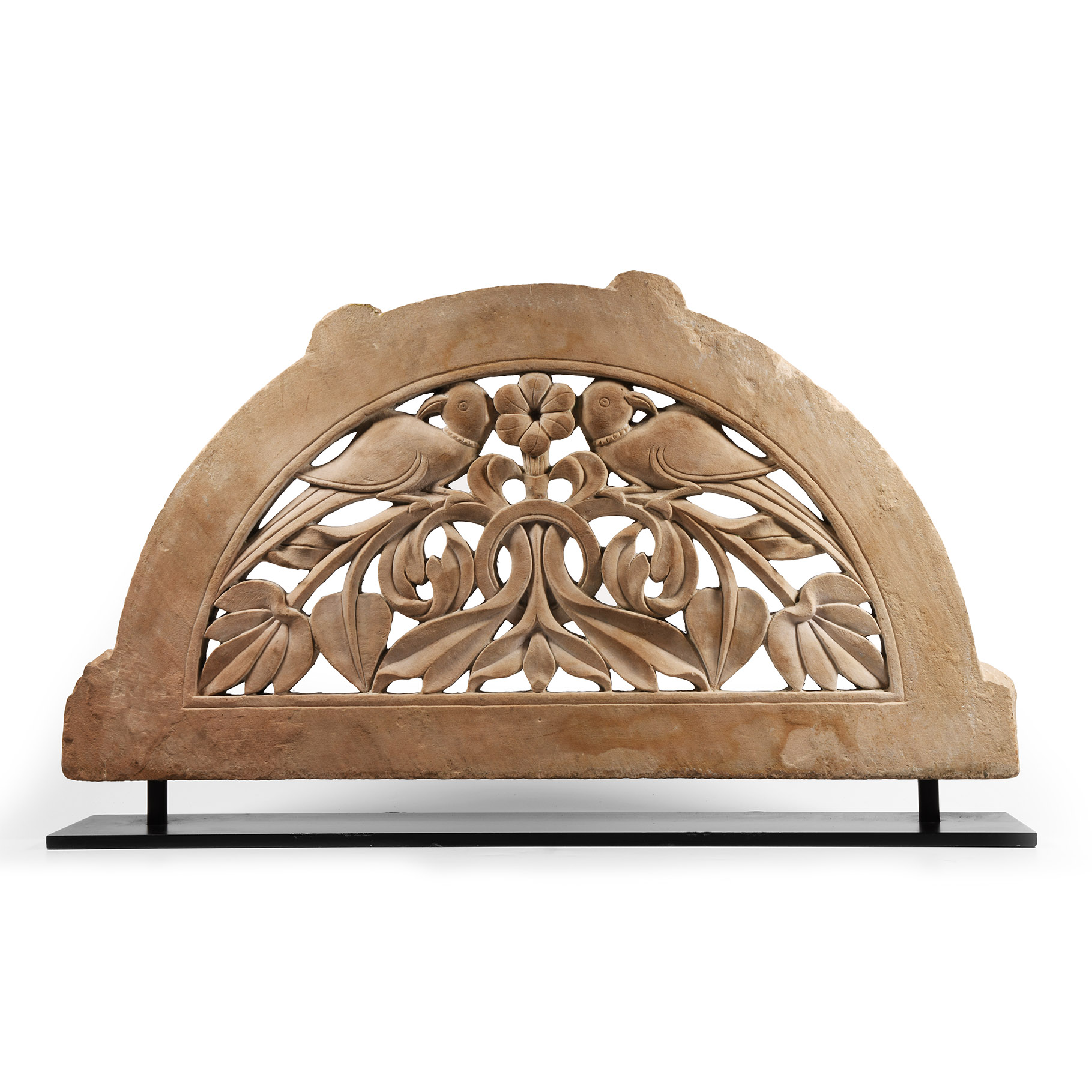 Mughal Stone Openwork Arch with Birds