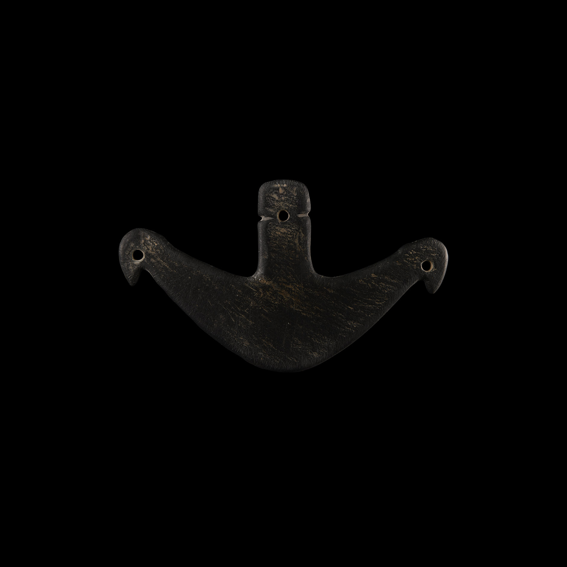 Egyptian Schist Double Bird Palette