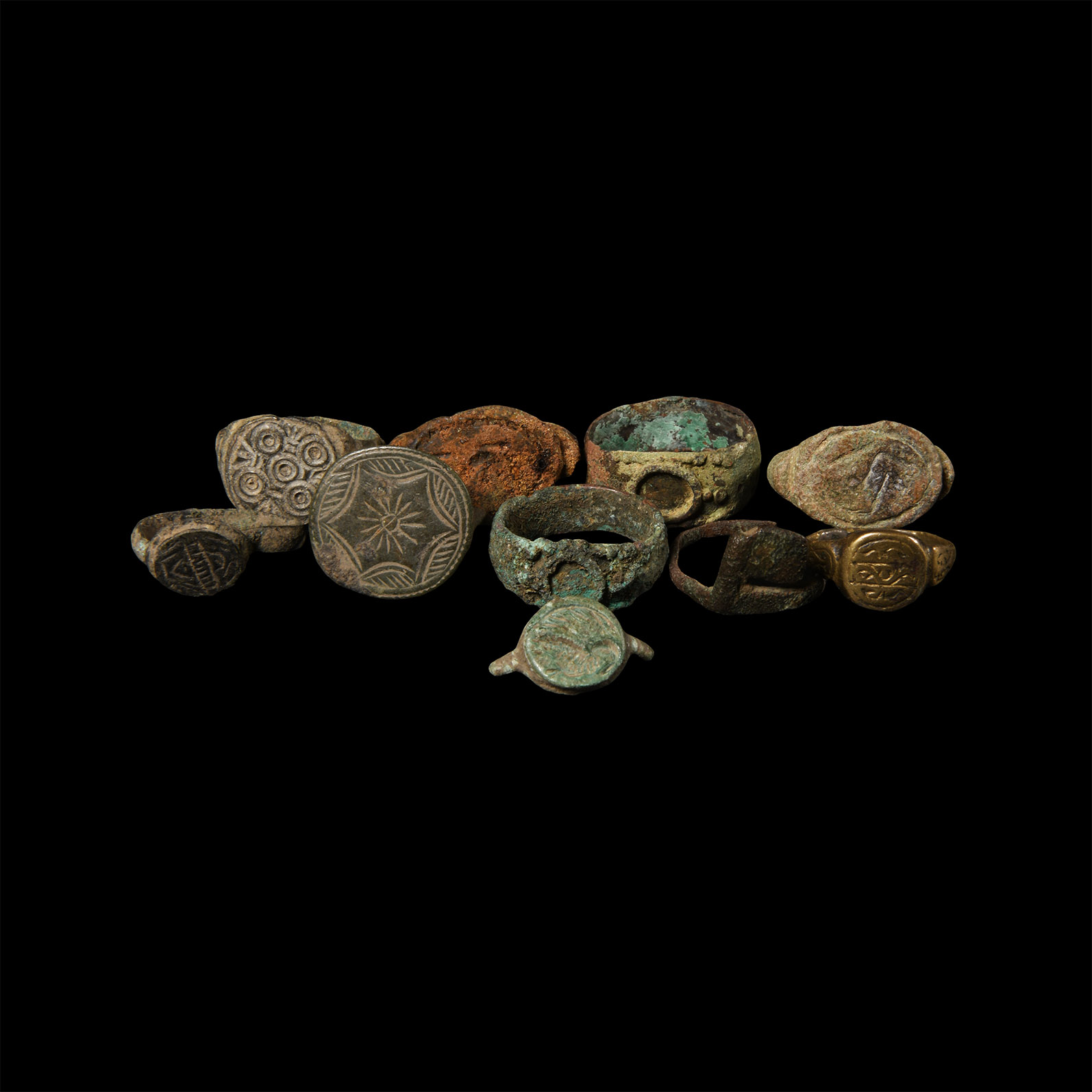 Roman and Other Bronze Ring Group
