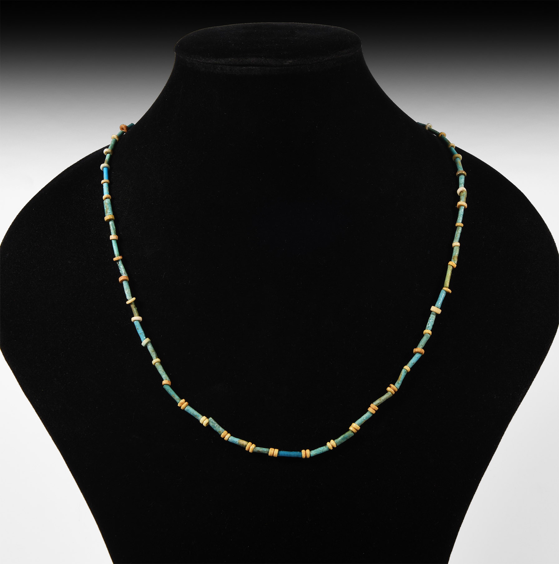 Egyptian Faience Bead Necklace