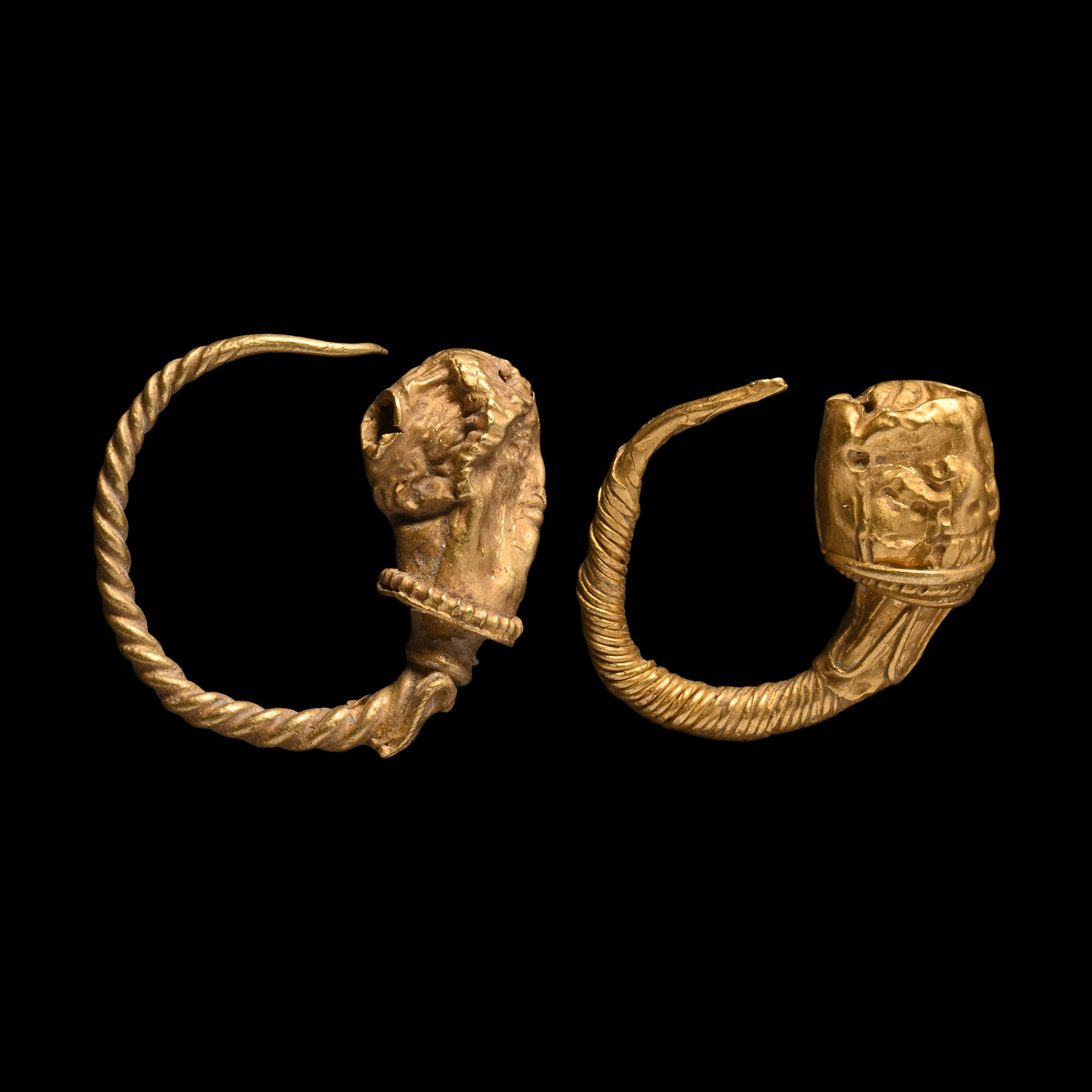 Greek Gold Earrings