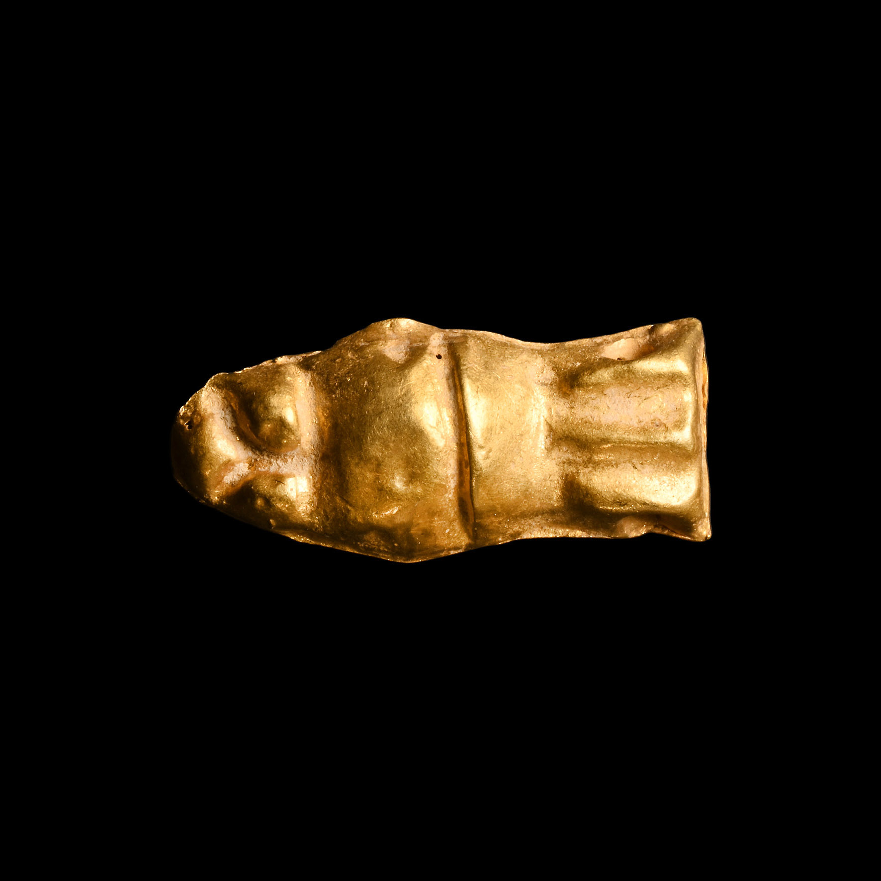 Viking Age Gold Beast-Headed Pendant