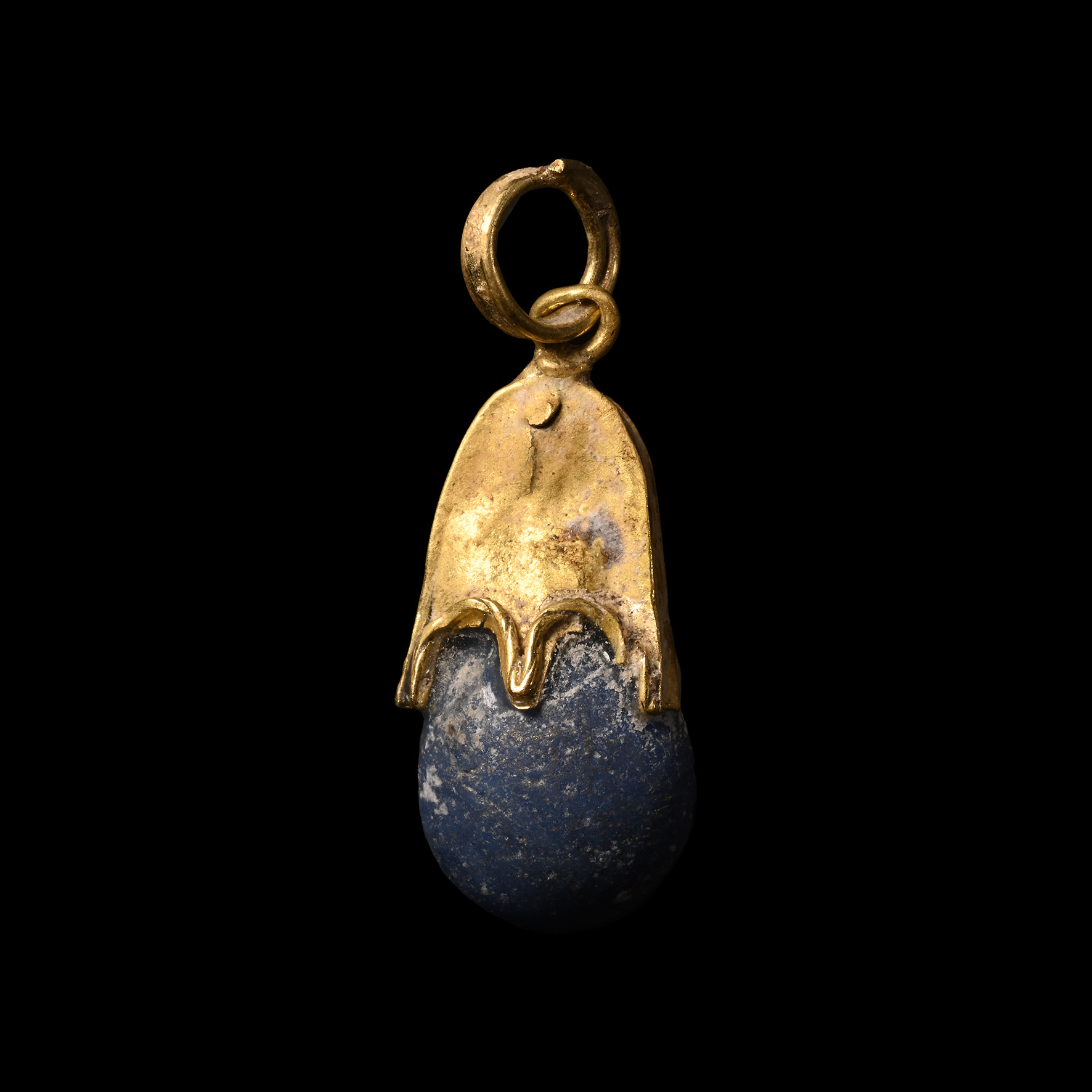 Viking Age Gold Elf Shot Pendant