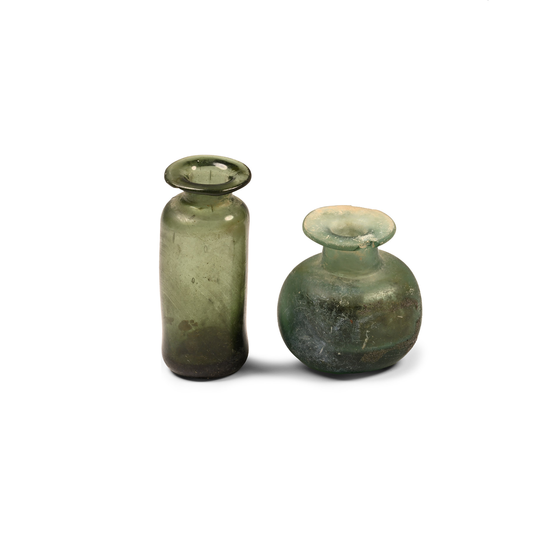 Post Medieval 'Thames' Glass Poison Bottle Group