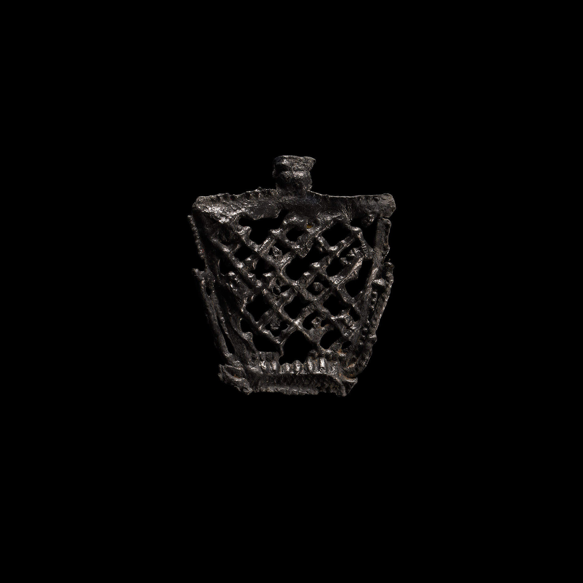 Medieval 'Thames' Pewter Pilgrim's Purse Badge