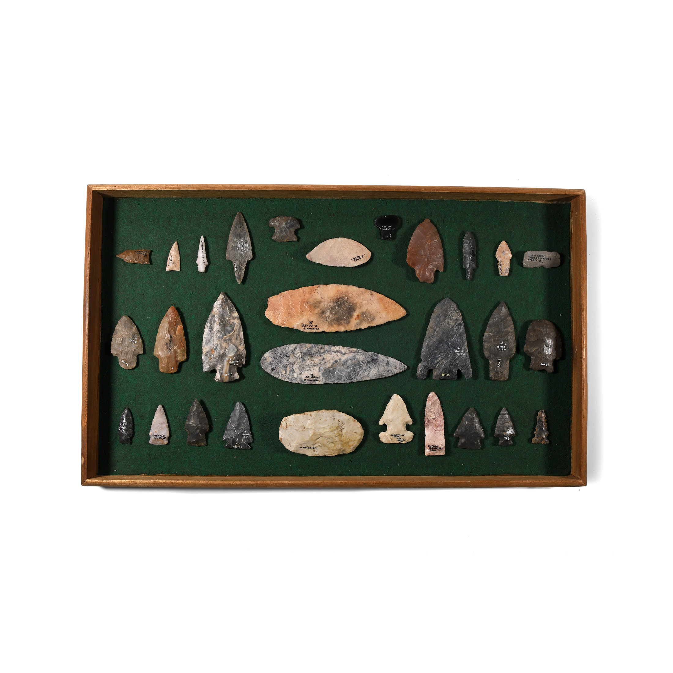 American Native Stone Axe and Arrowhead Collection