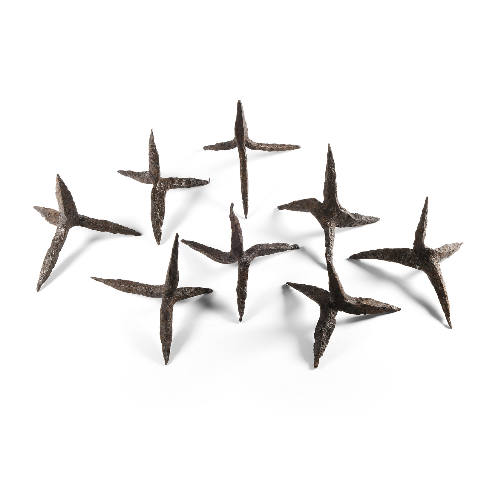 Medieval Iron Anti-Cavalry Caltrop Group