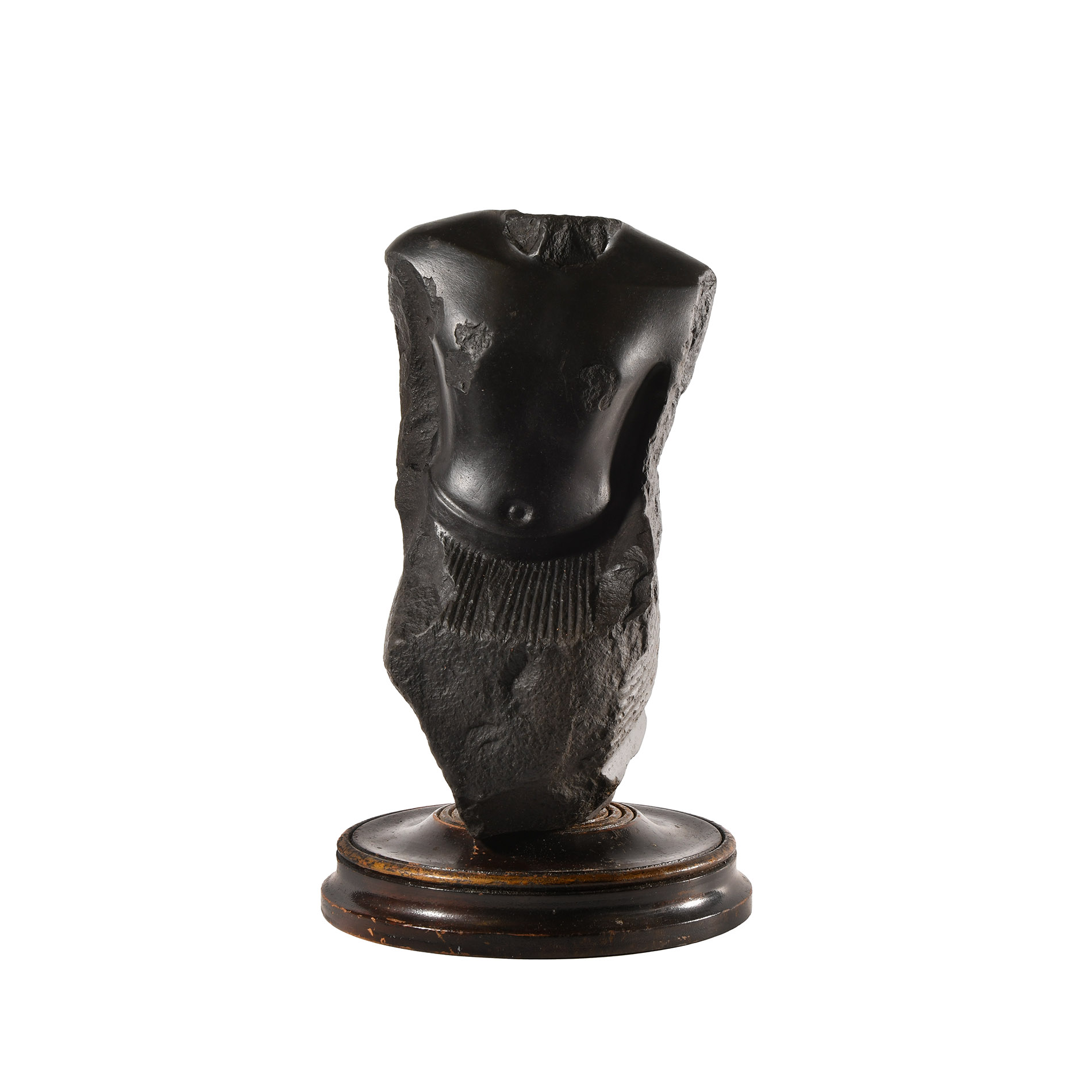 Egyptian Style Basalt Torso of a Pharaoh