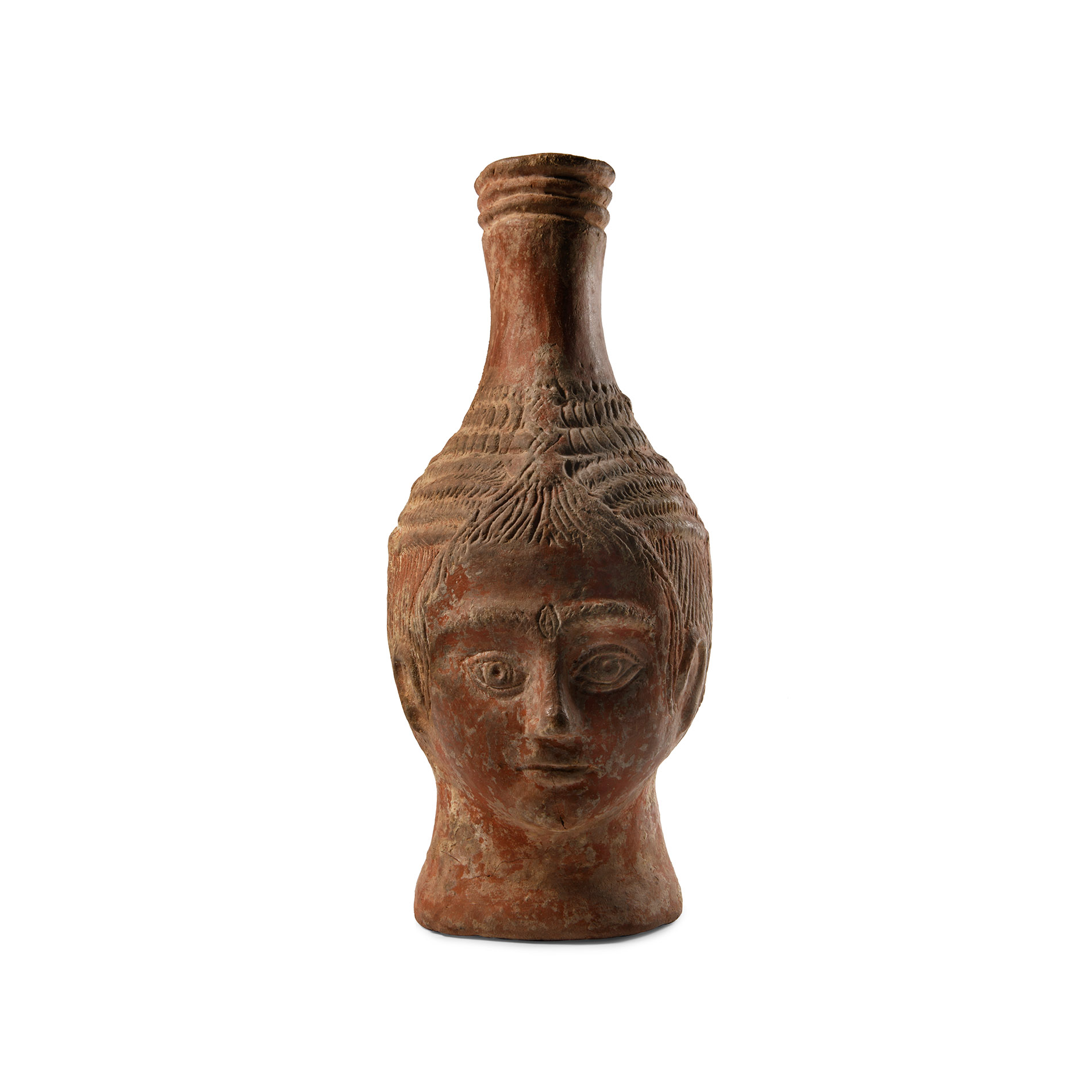 Roman North African Redware Head Amphora