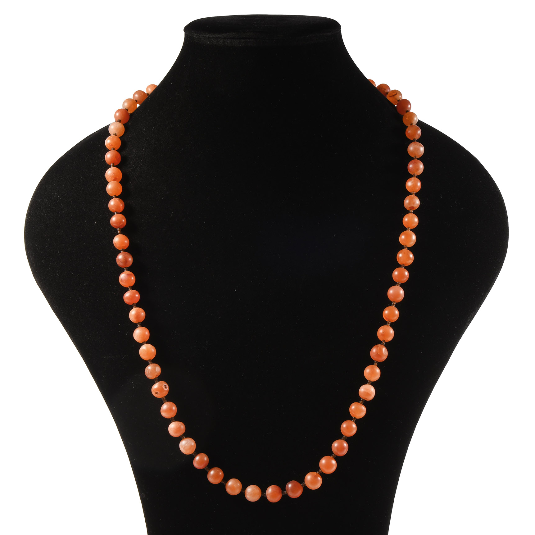 Carnelian Bead Necklace