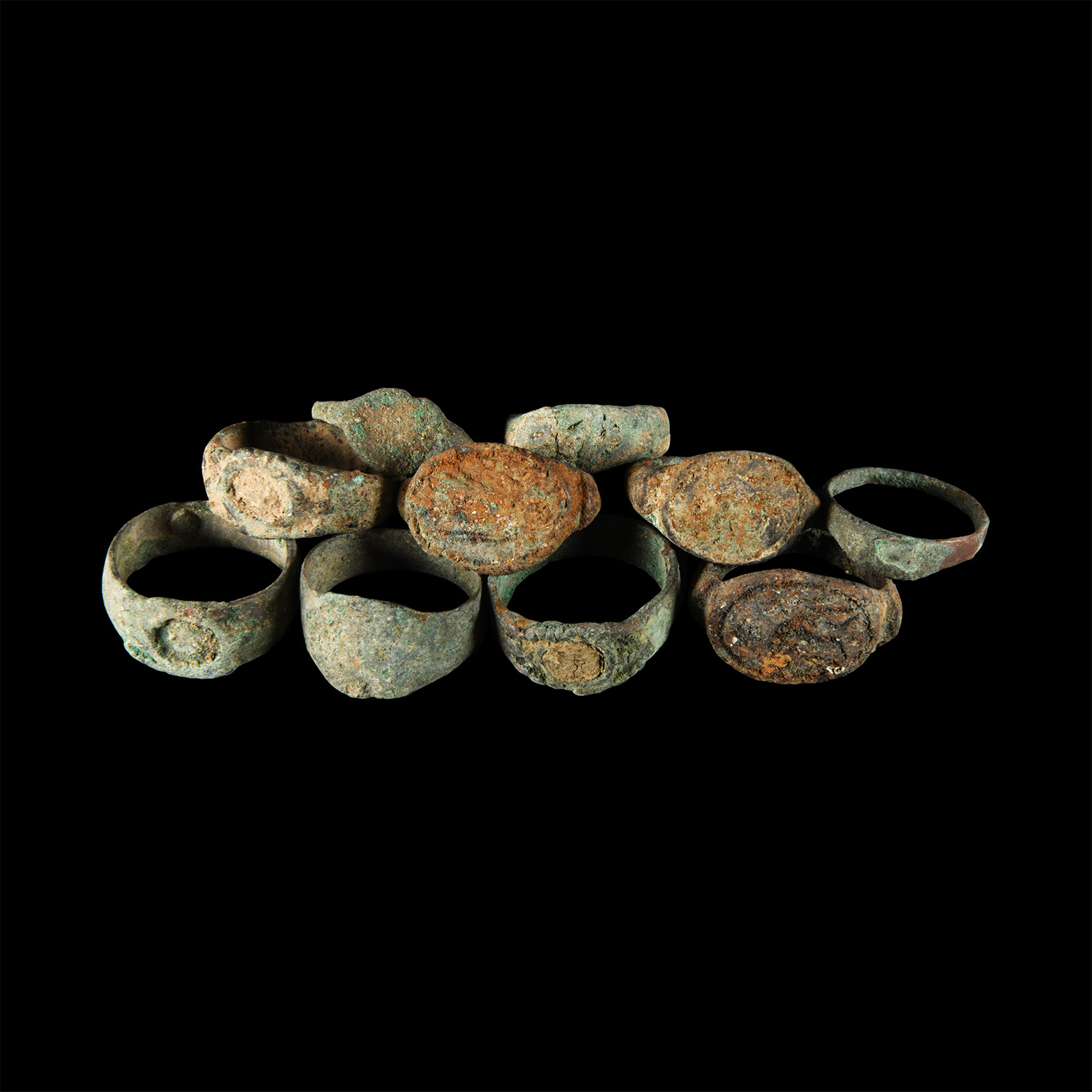 Roman and Other Bronze Ring Group