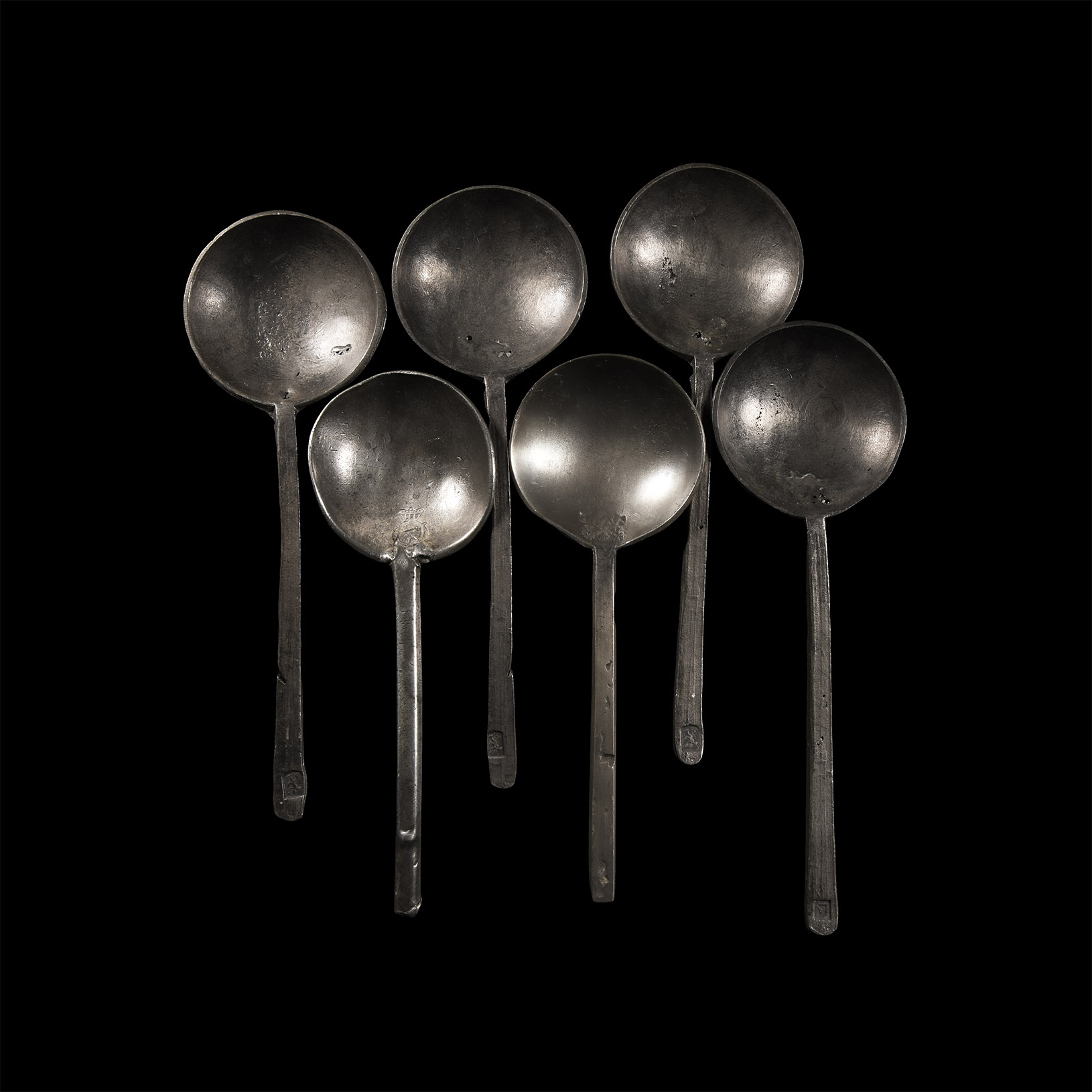 Post Medieval Pewter Spoon Group