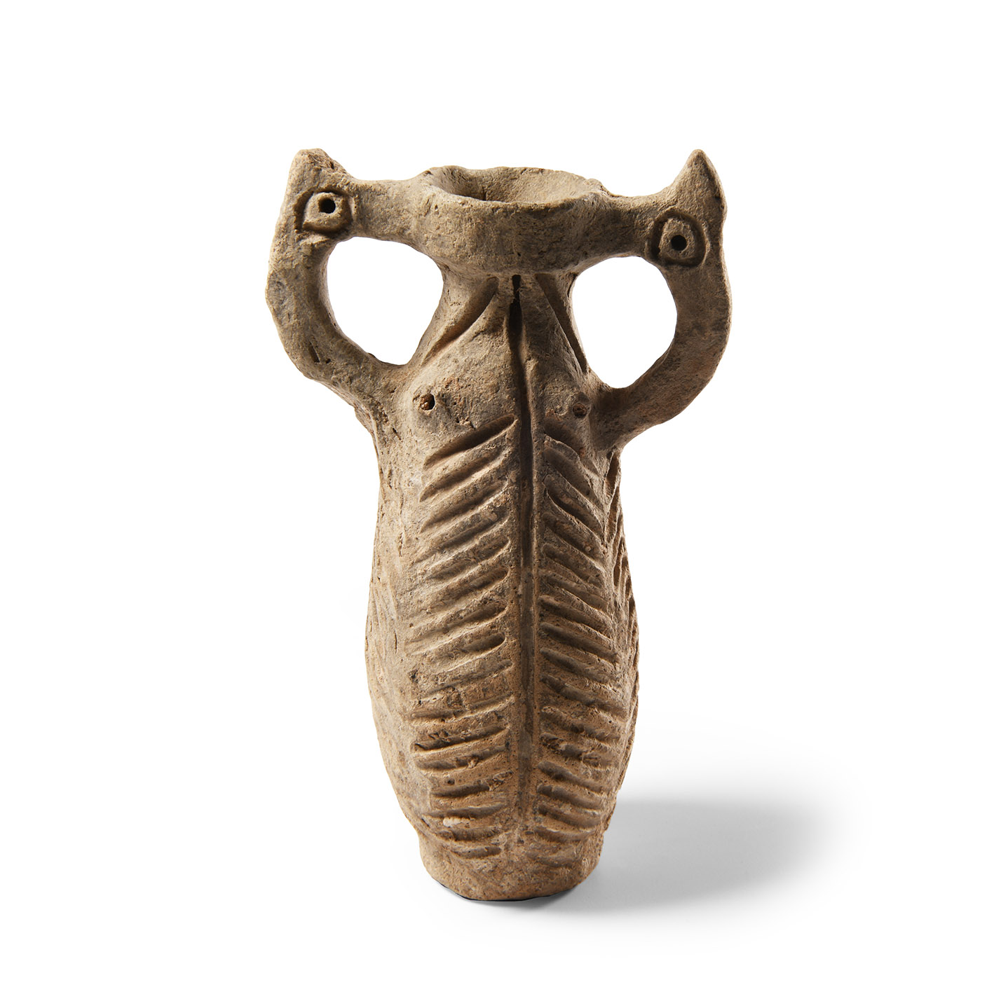 Sumerian Anthropomorphic Terracotta Jar