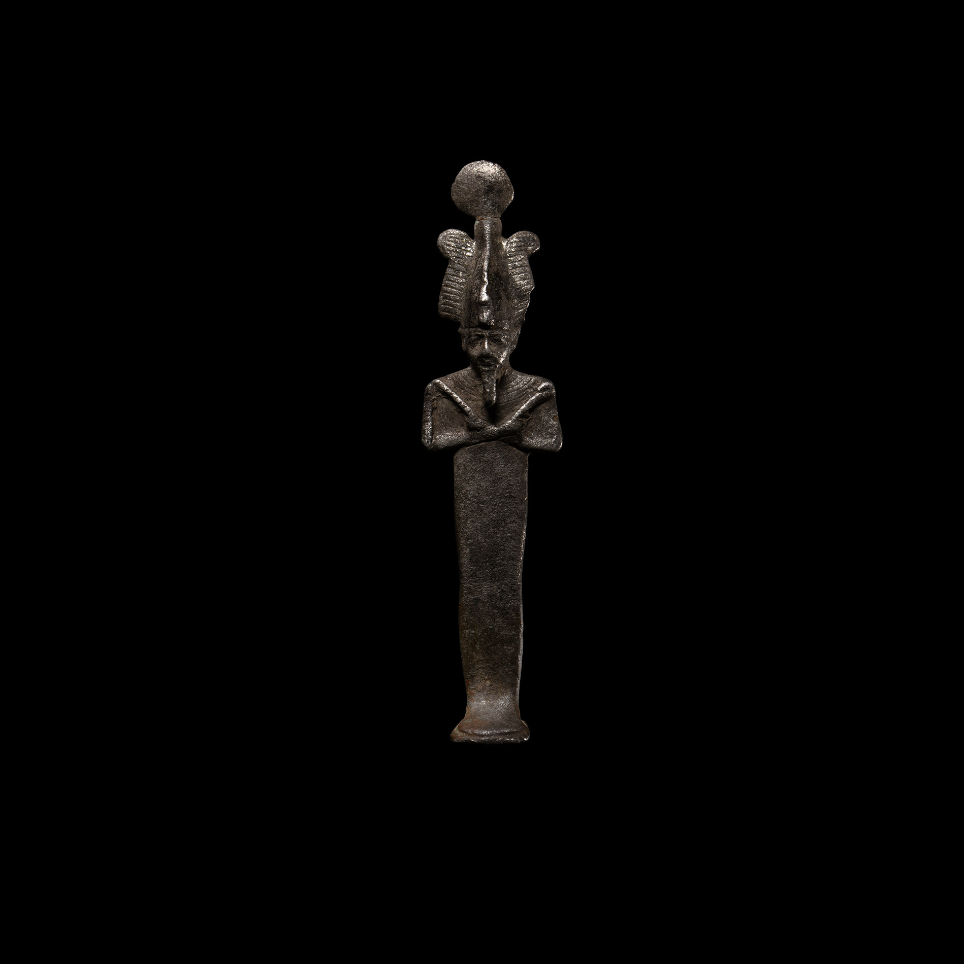 Egyptian Silver Osiris Amulet