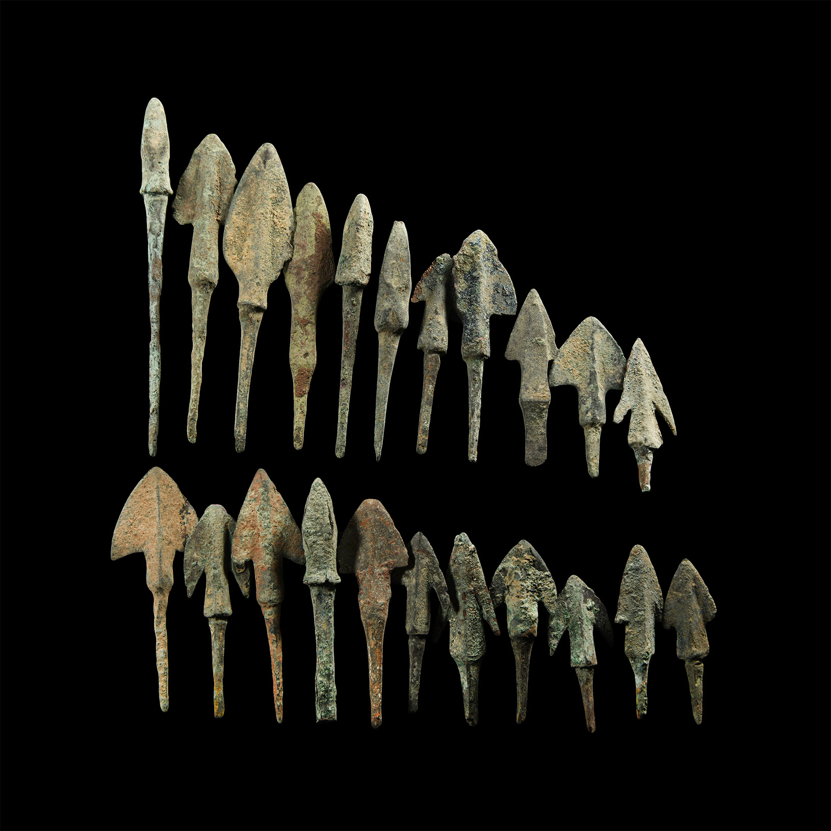 Luristan Bronze Arrowhead Group