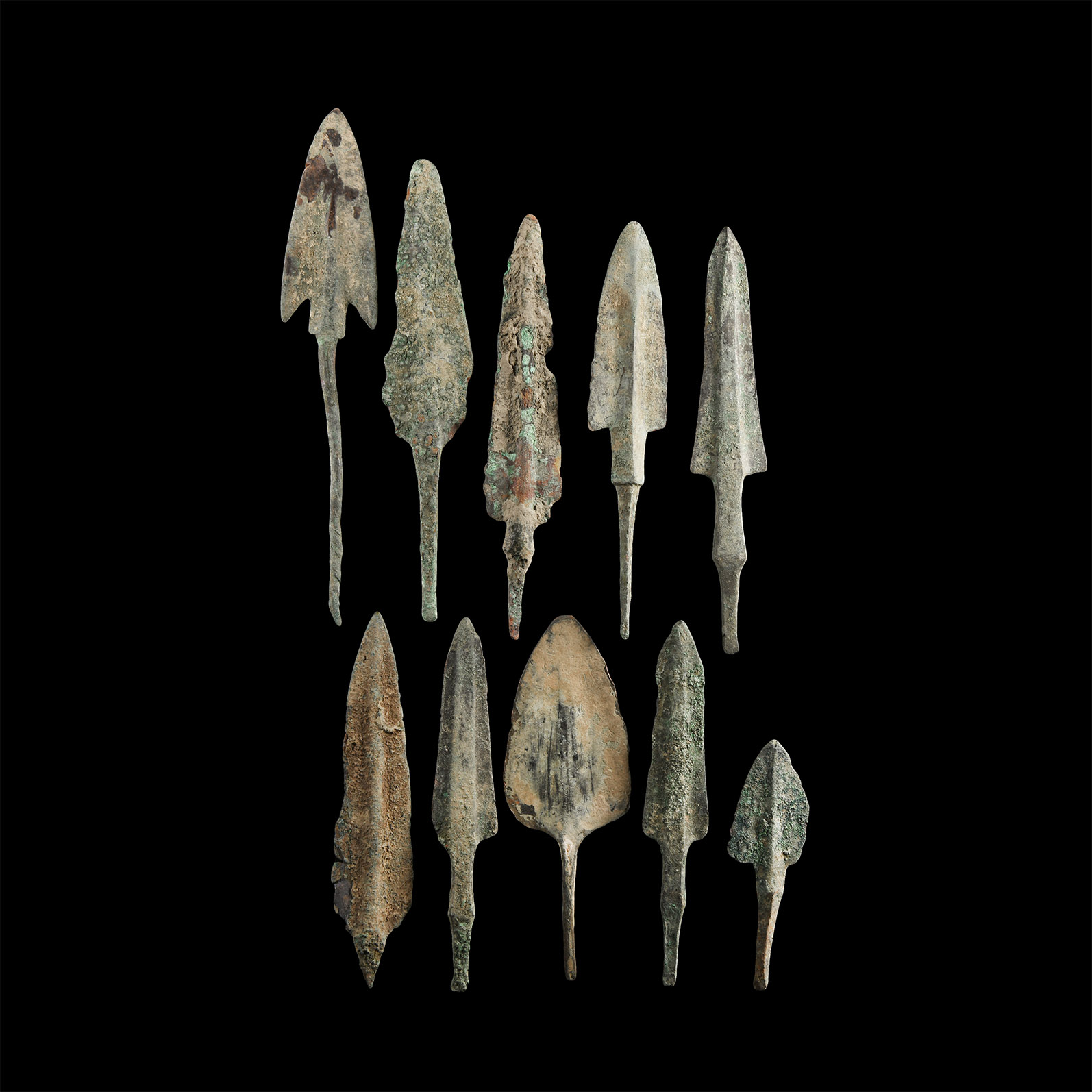 Luristan Bronze Arrowhead Group