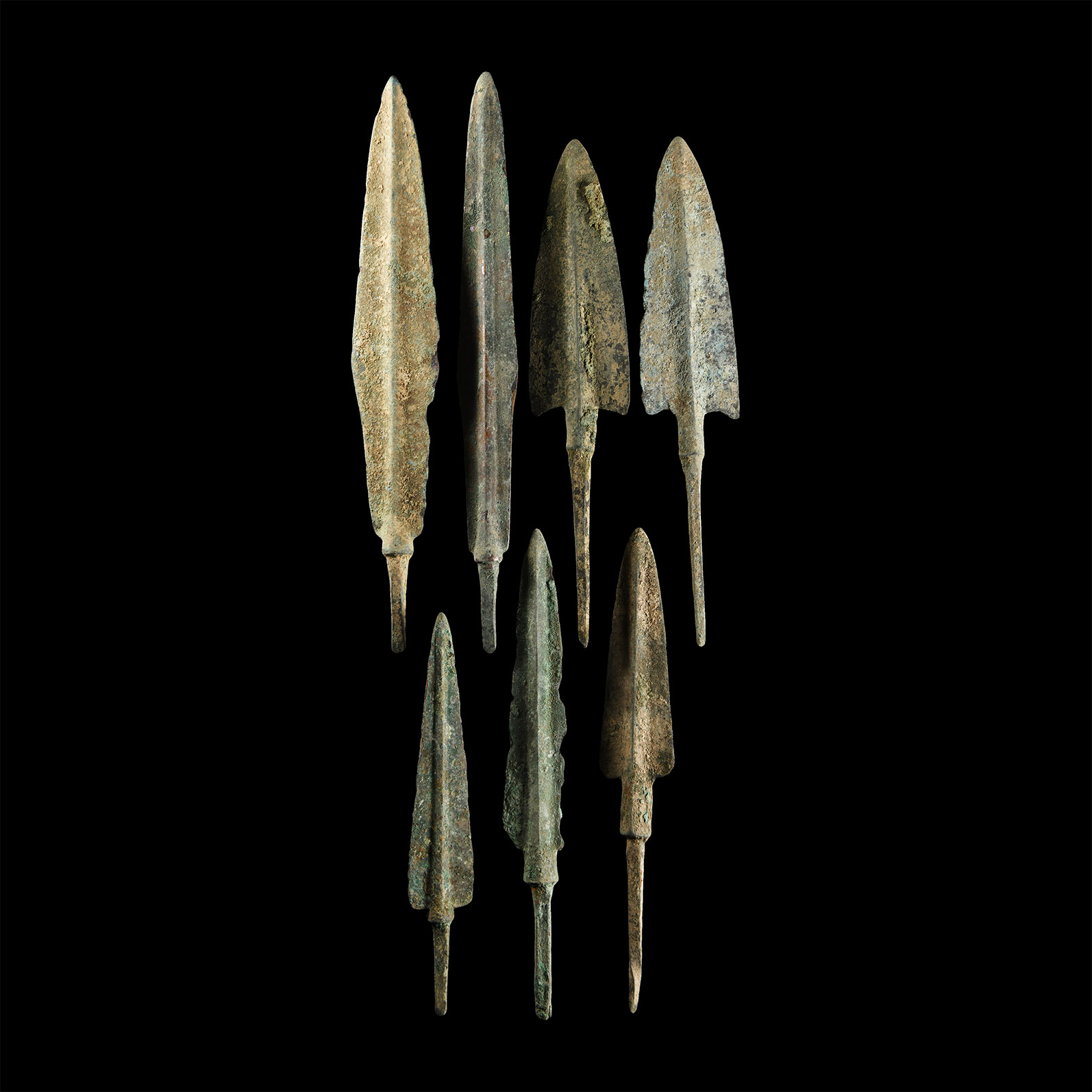 Luristan Bronze Arrowhead Group