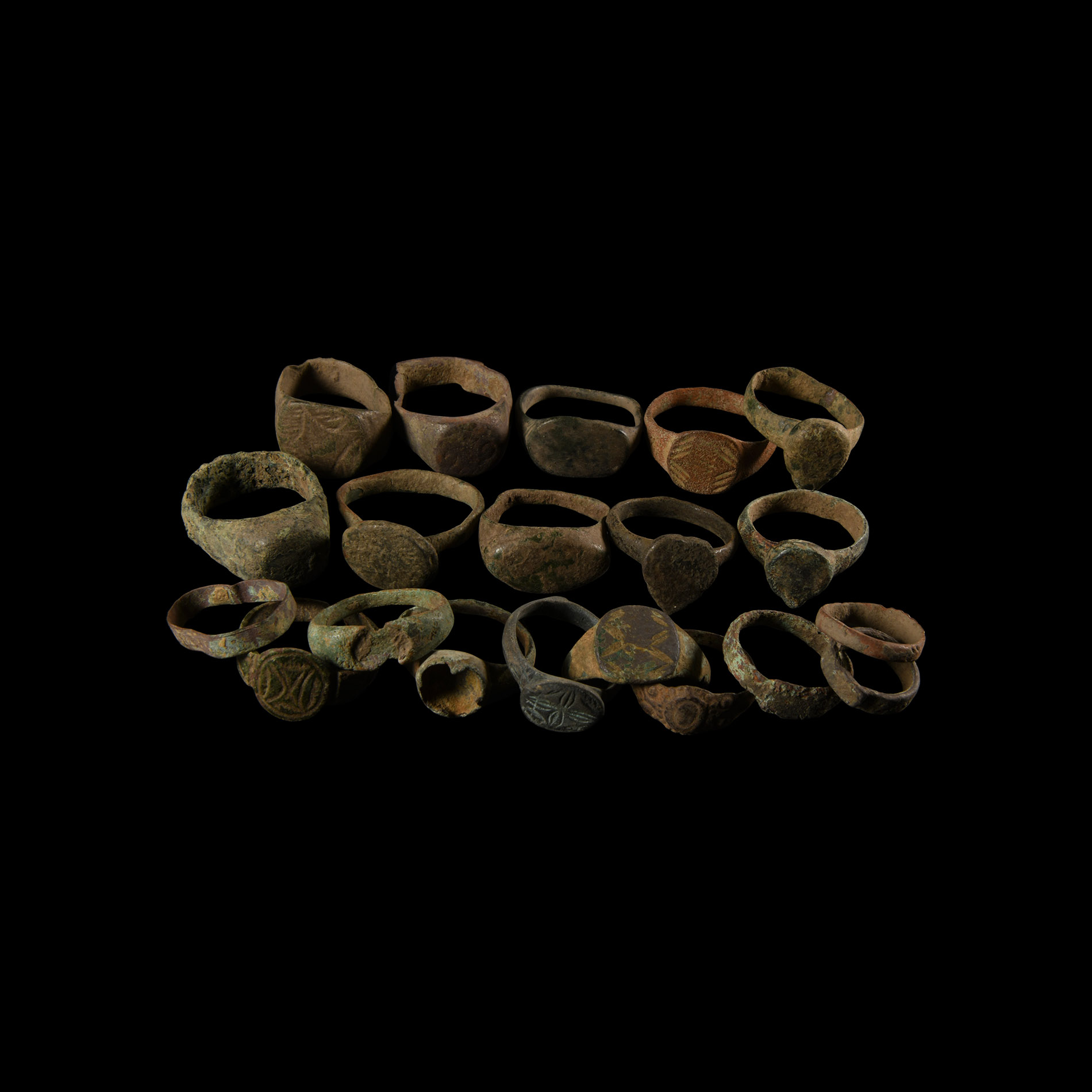 Medieval and Other Bronze Ring Collection