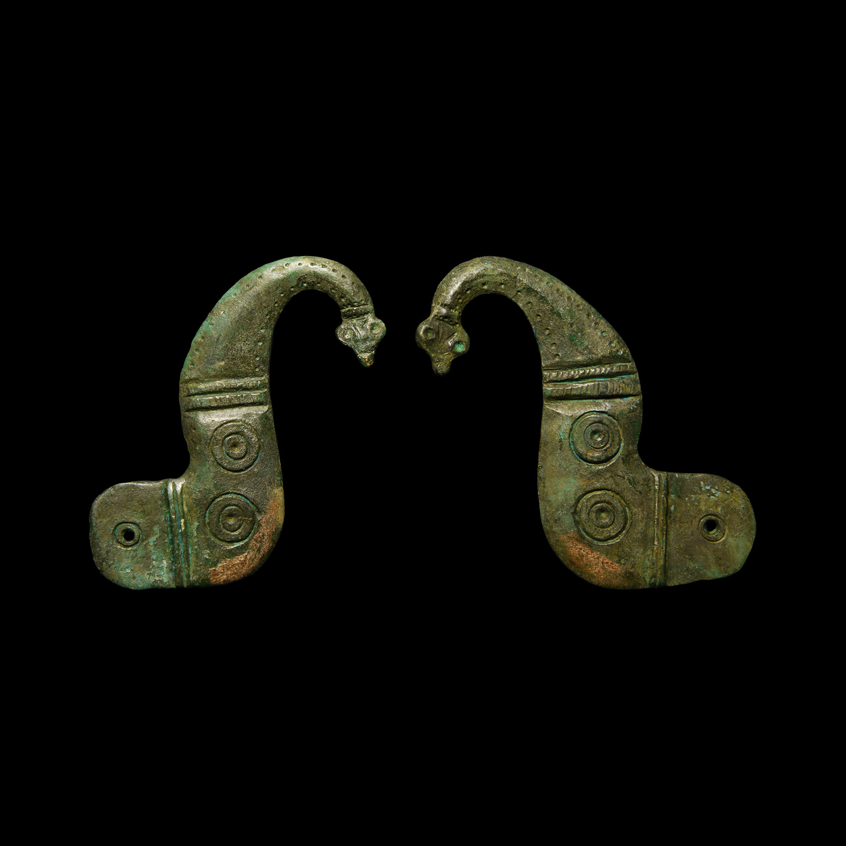 Roman Bronze Armour Double Fastening Hook