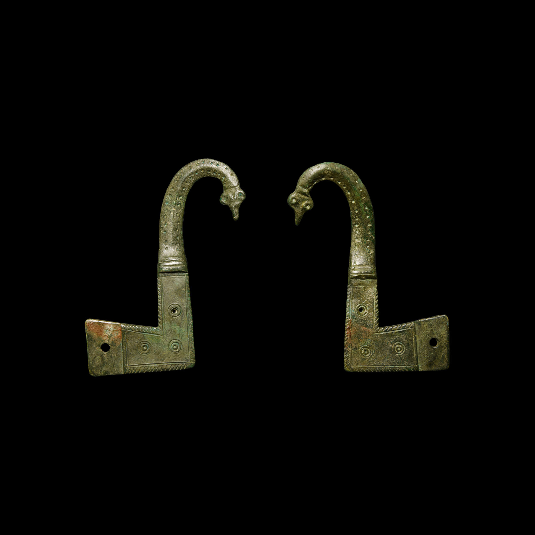 Roman Bronze Armour Double Fastening Hook