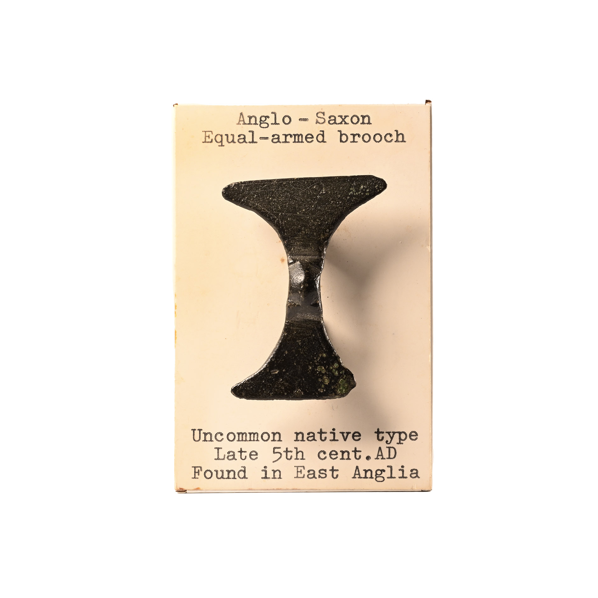 Anglo-Saxon Bronze Equal-Armed Brooch