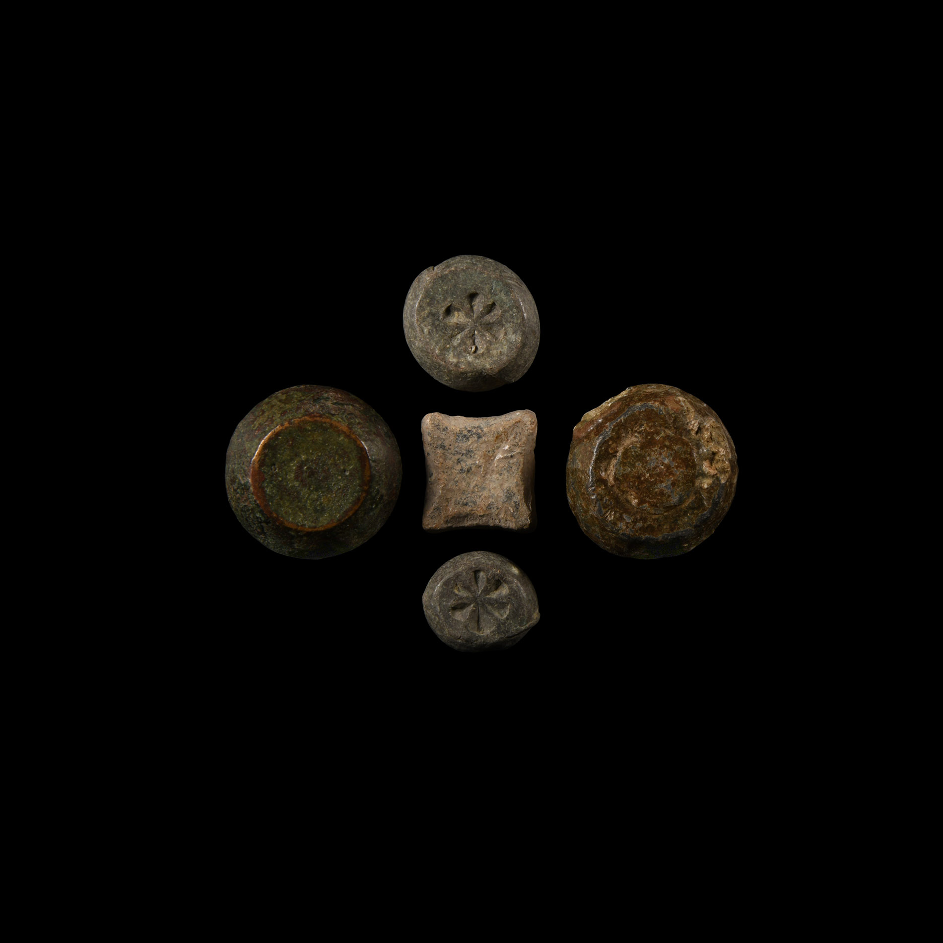 Byzantine Period Bronze Weight Collection