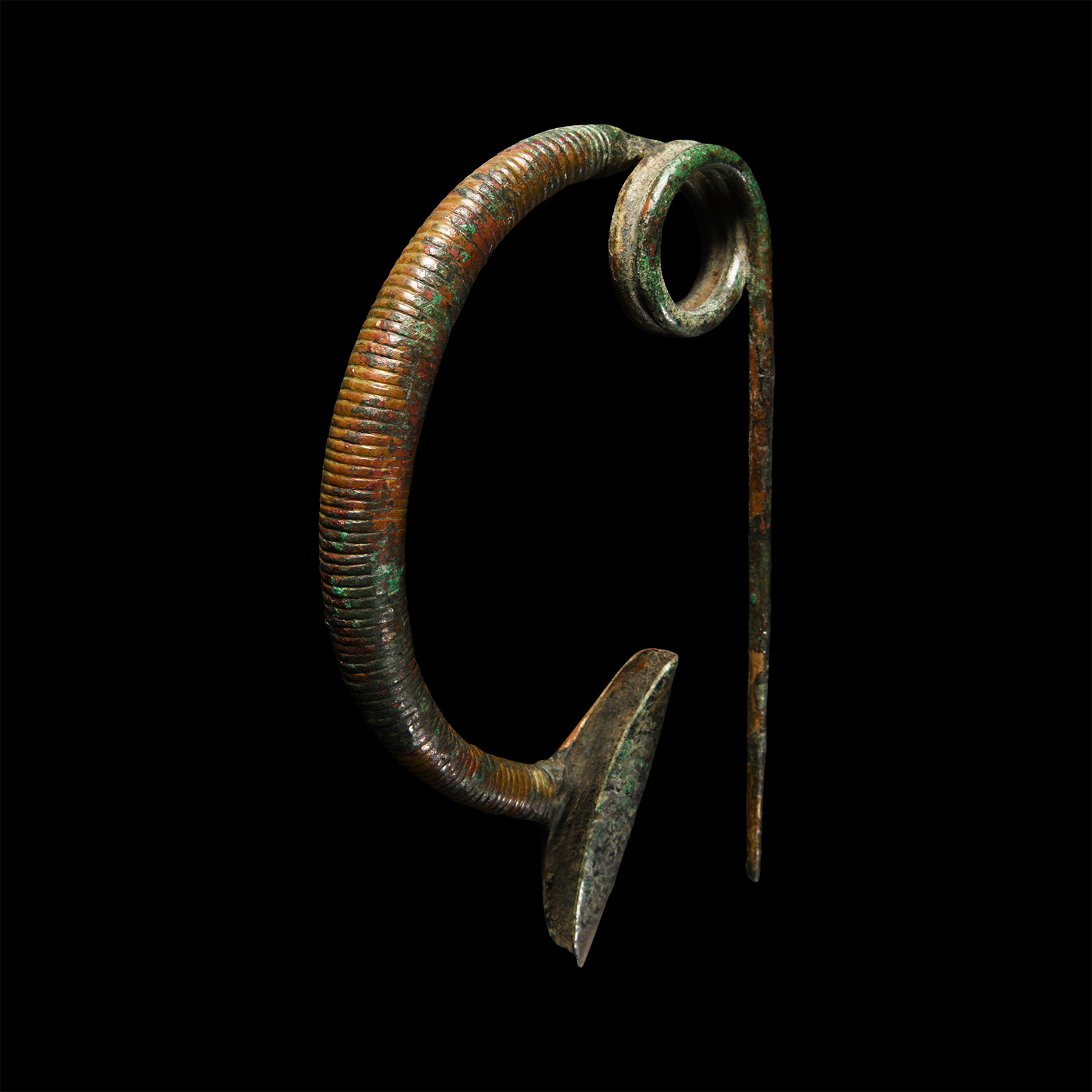 Massive Greek Bow Brooch