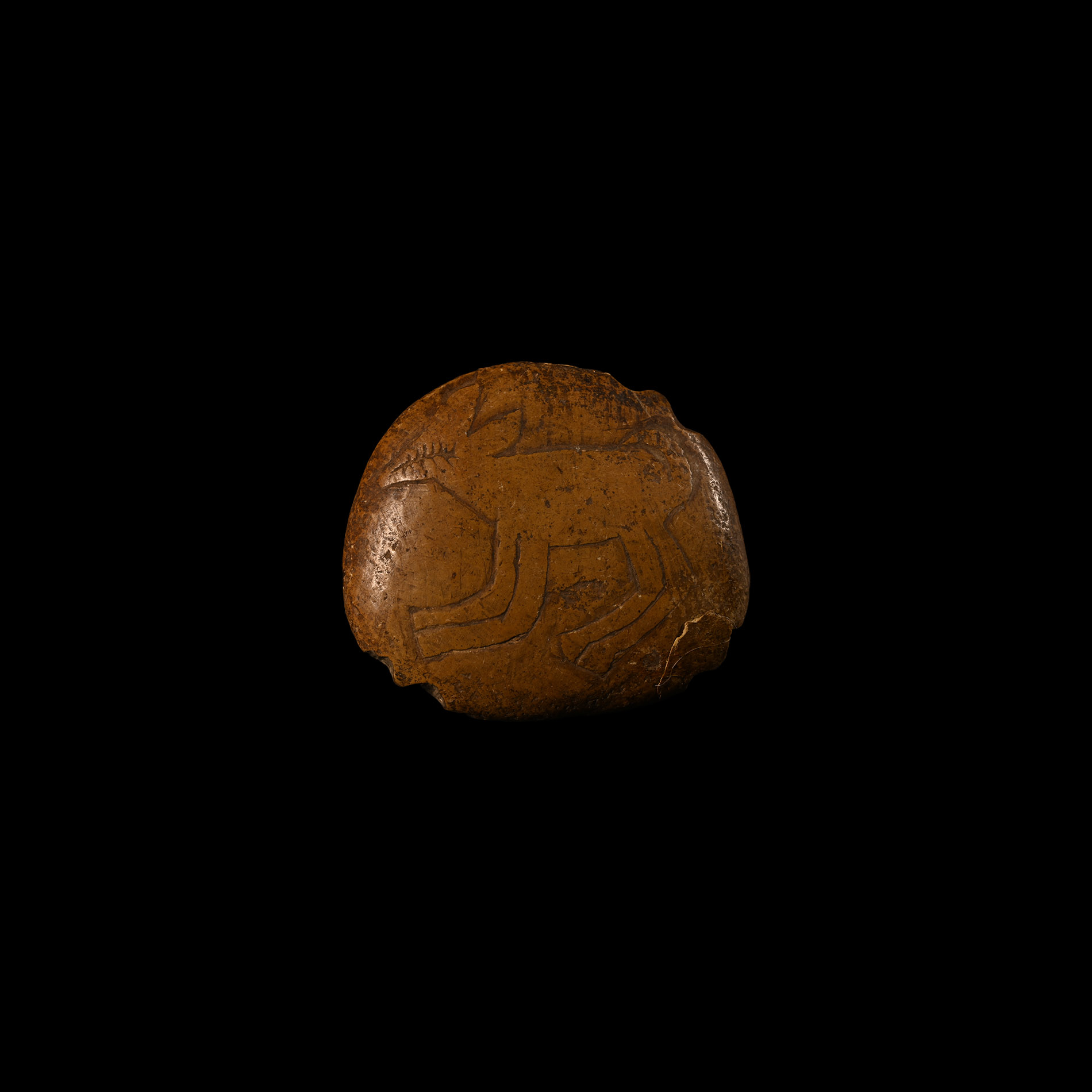 Western Asiatic Stone Weight with Dog