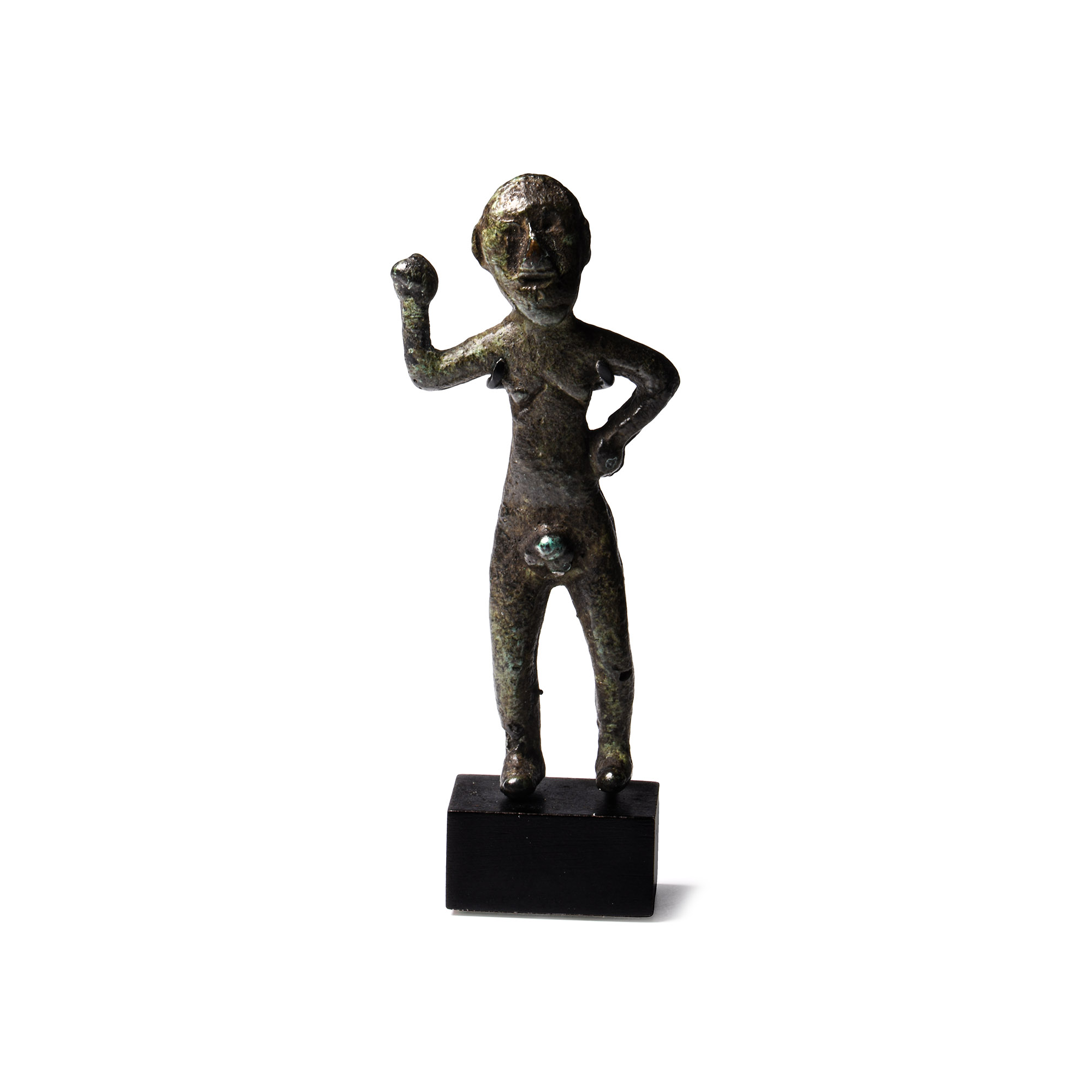 Iron Age Celtic Bronze Figure of a Man